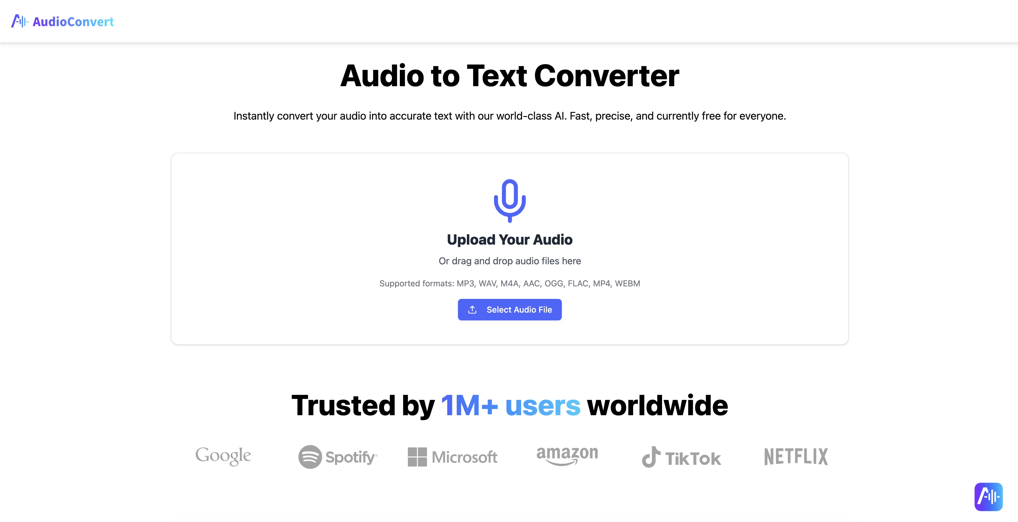 AudioConvert AI screenshot