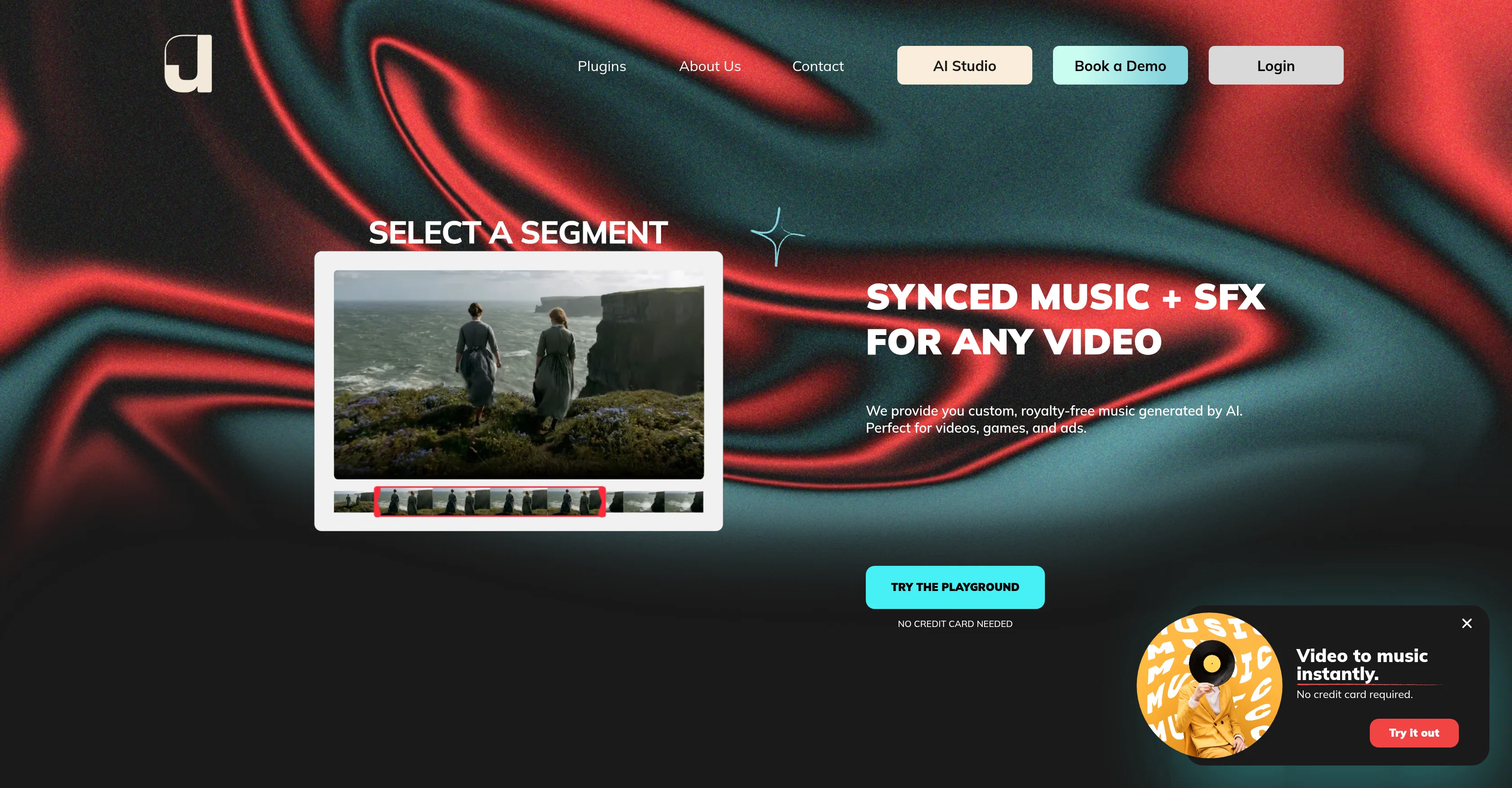 Audiomatic.io screenshot