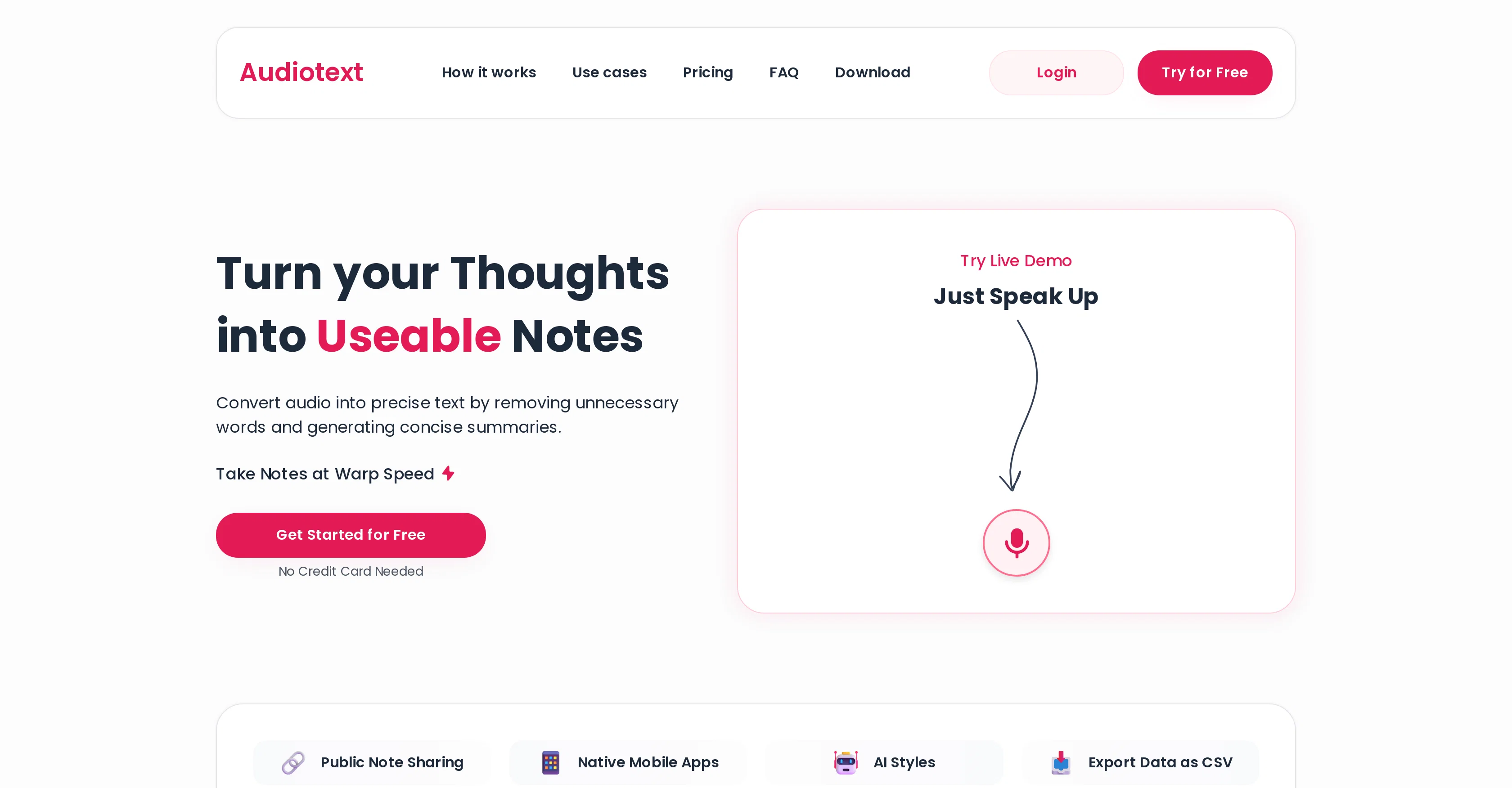 Audiotext Ai screenshot