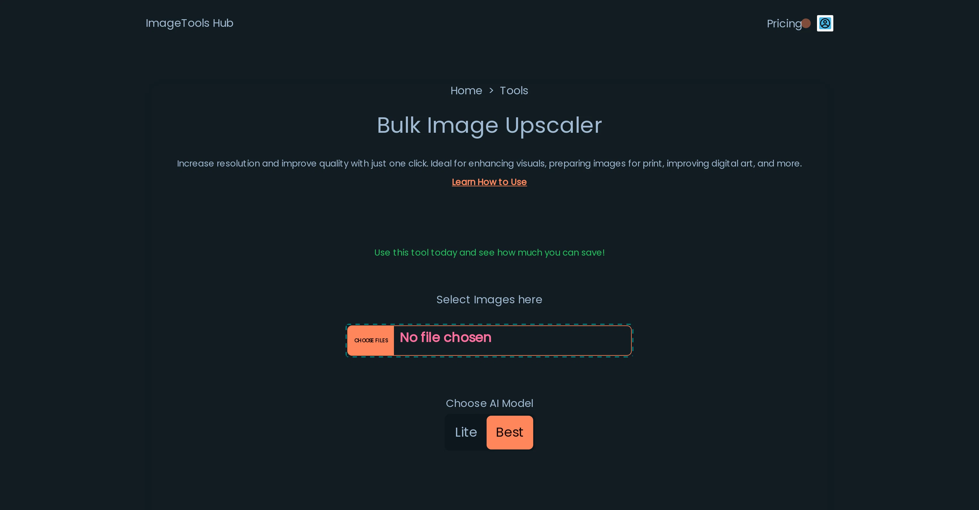 Automated Bulk Image Upscaler screenshot