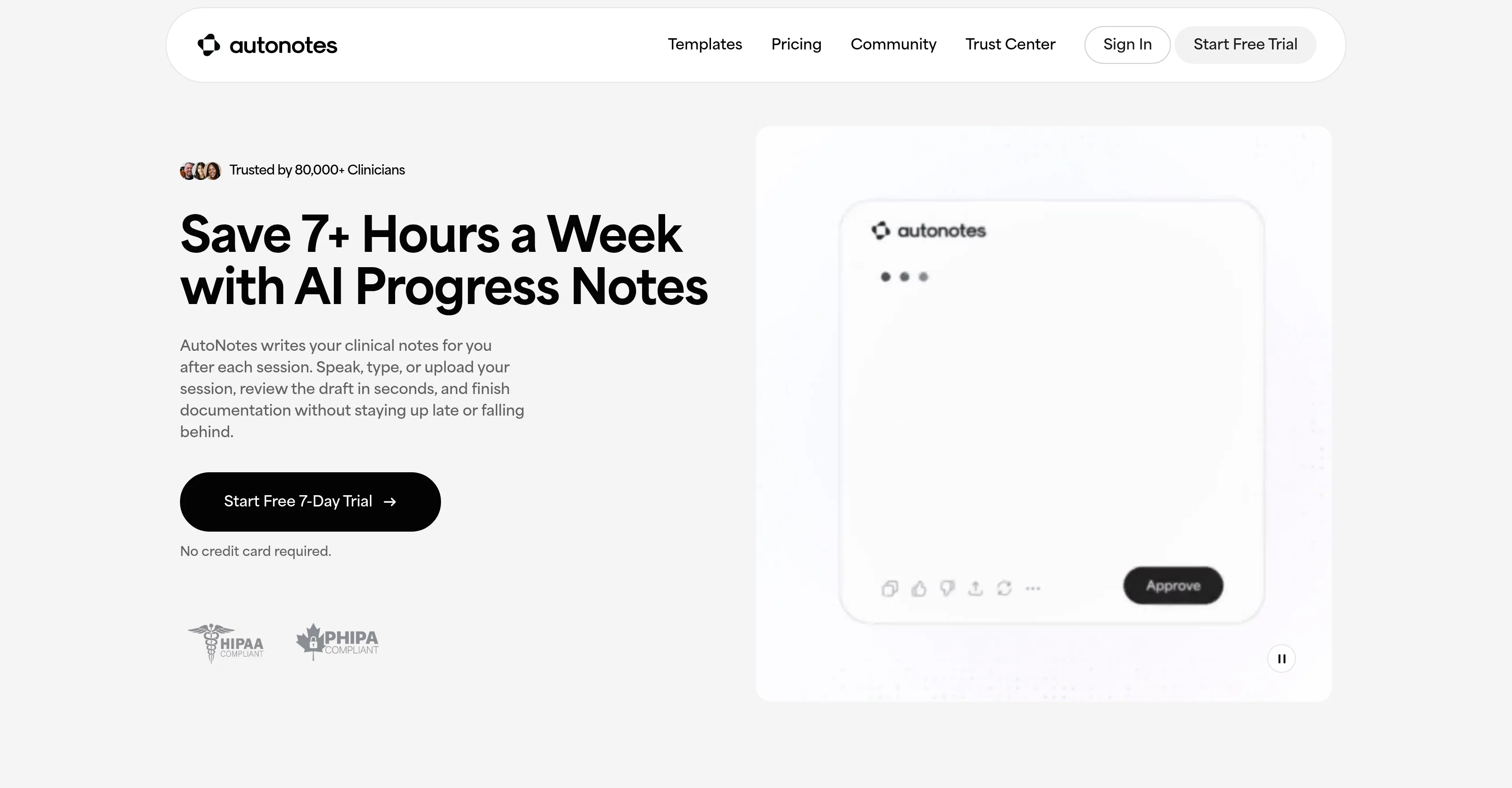 AutoNotes screenshot