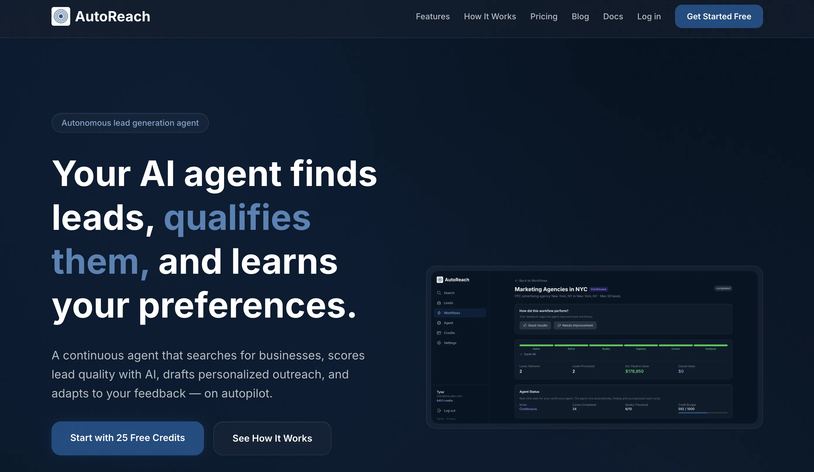 AutoReach screenshot