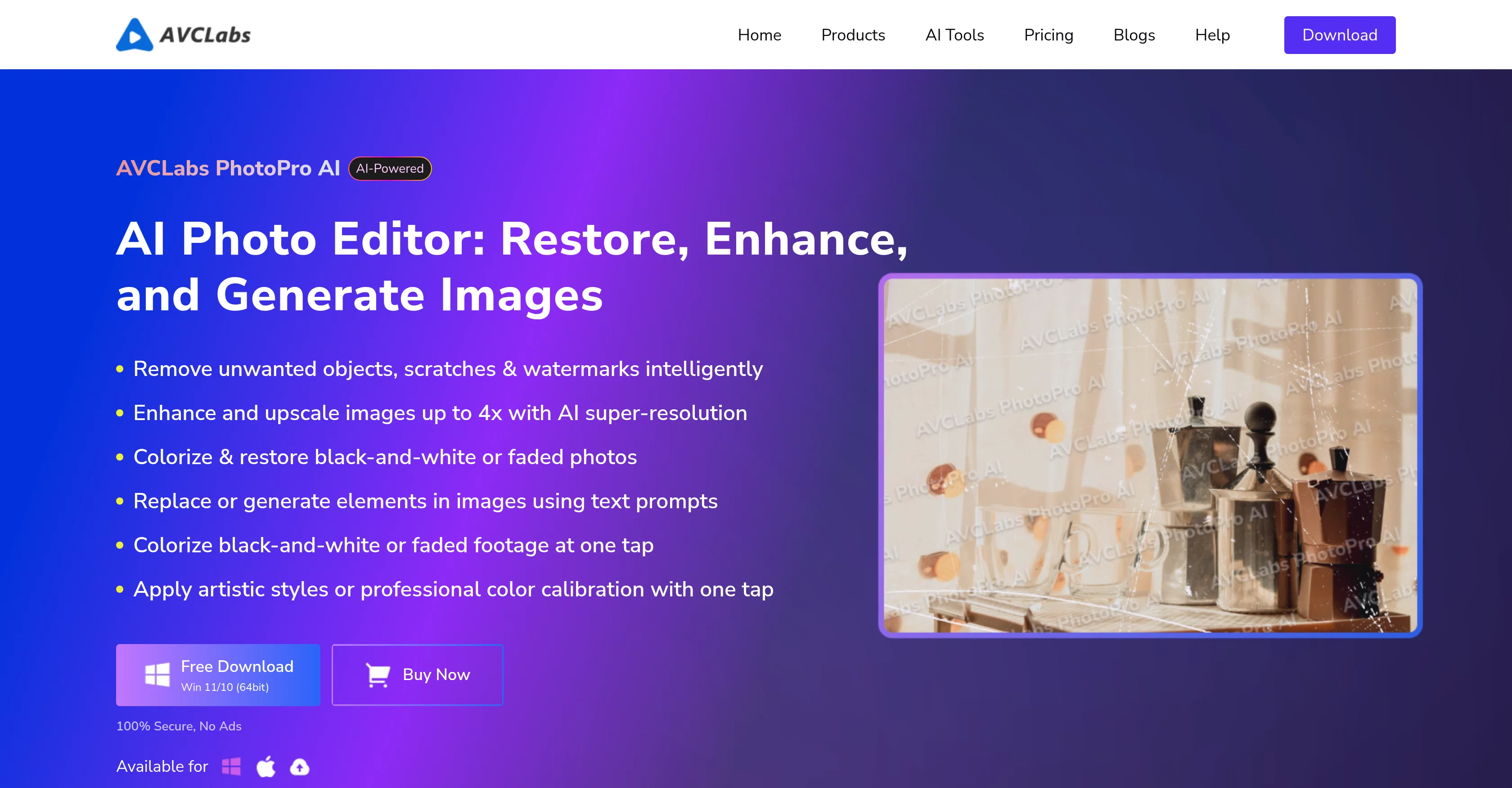 AVCLabs PhotoPro AI screenshot