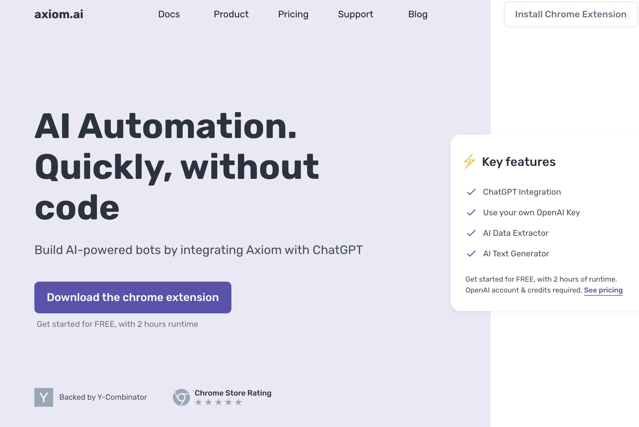 Axiom screenshot