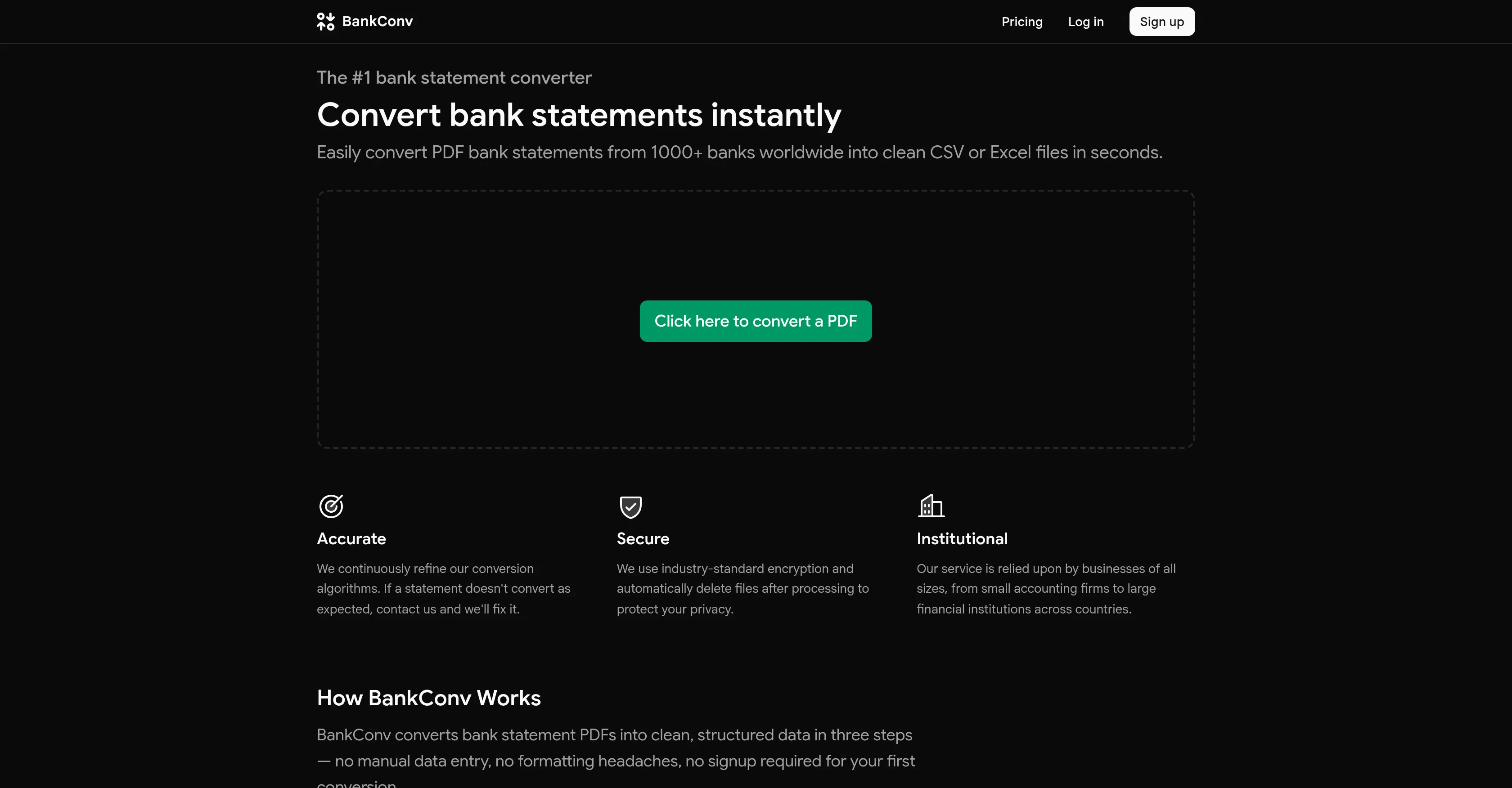 BankConv screenshot