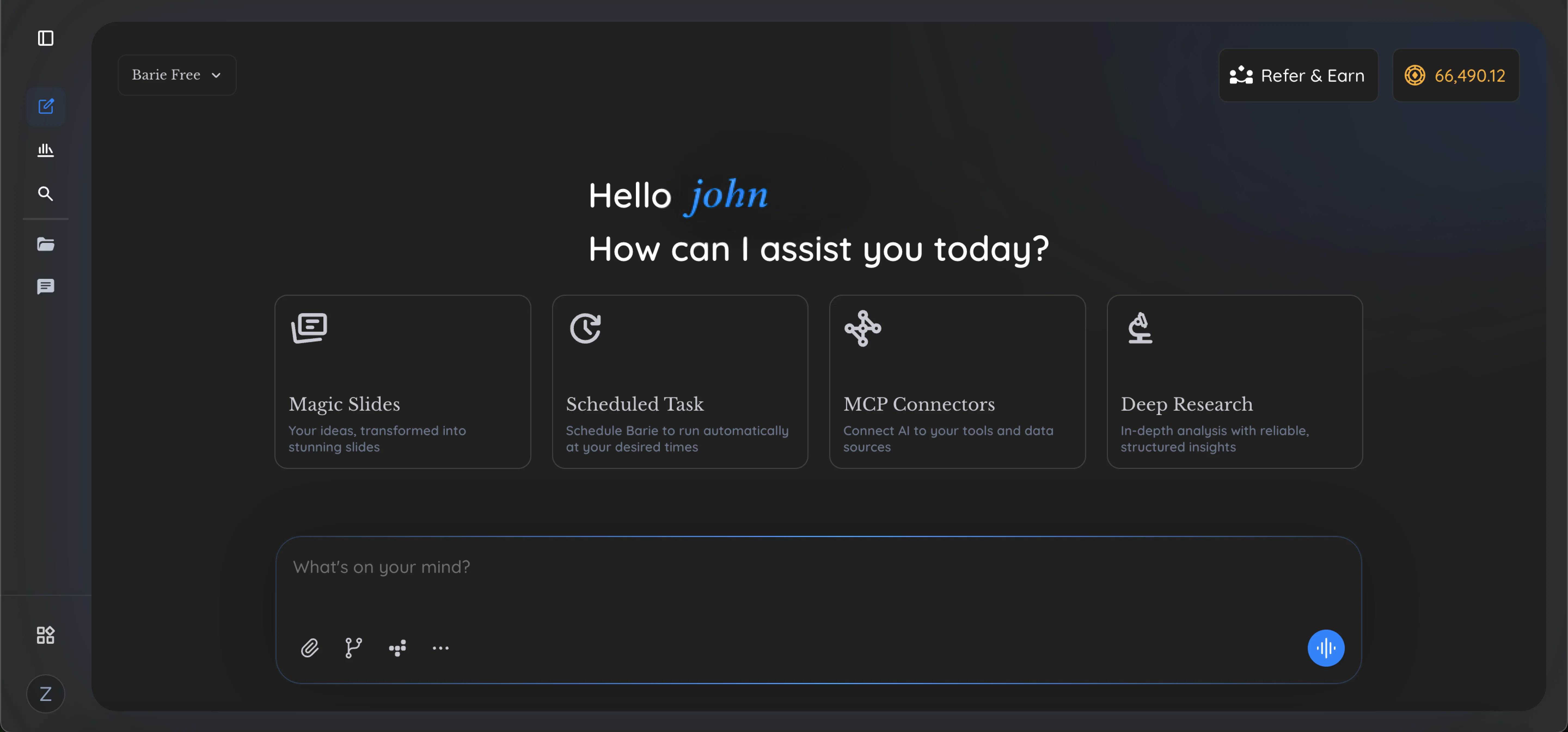 Barie AI screenshot