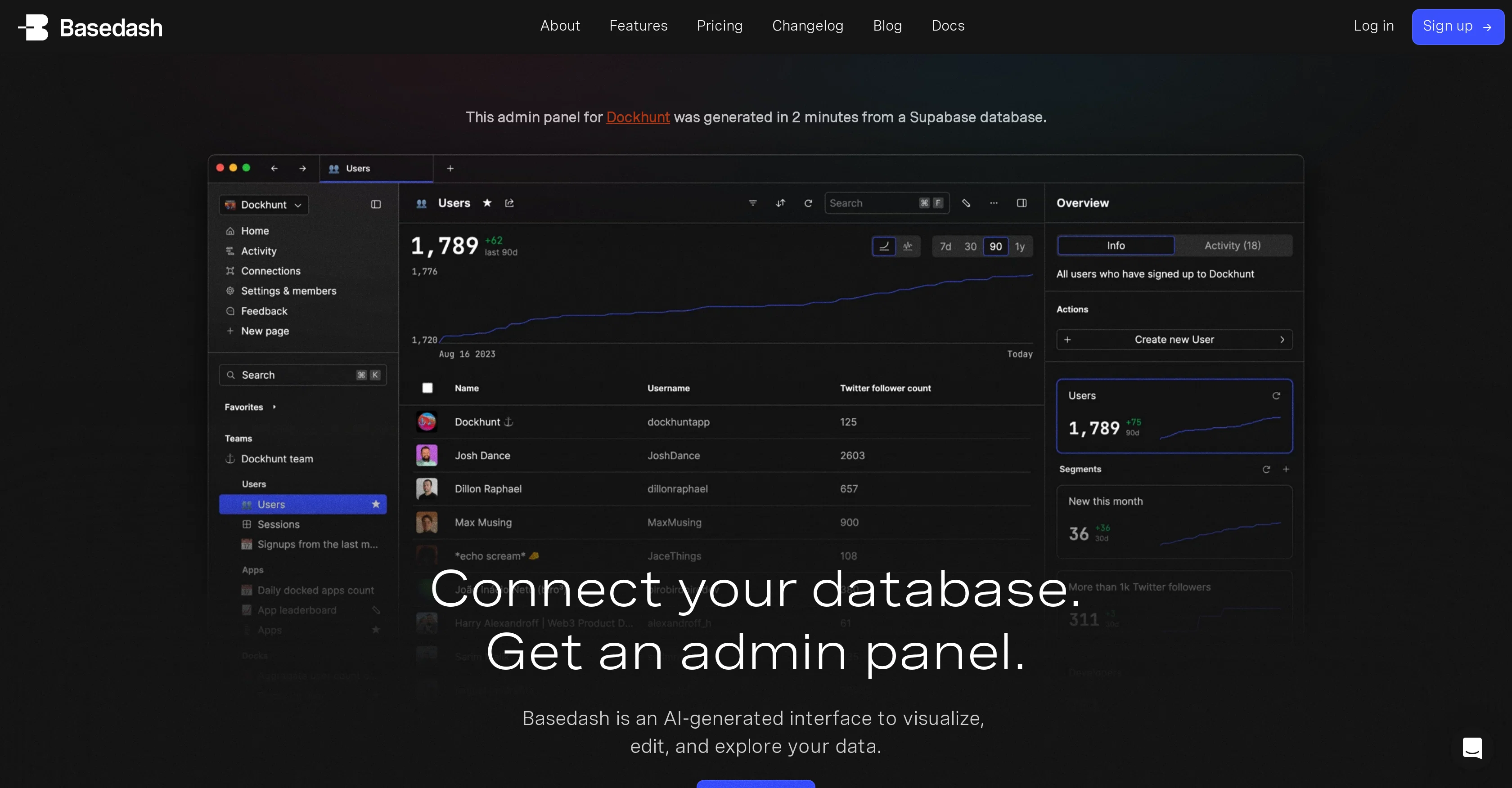 Basedash screenshot