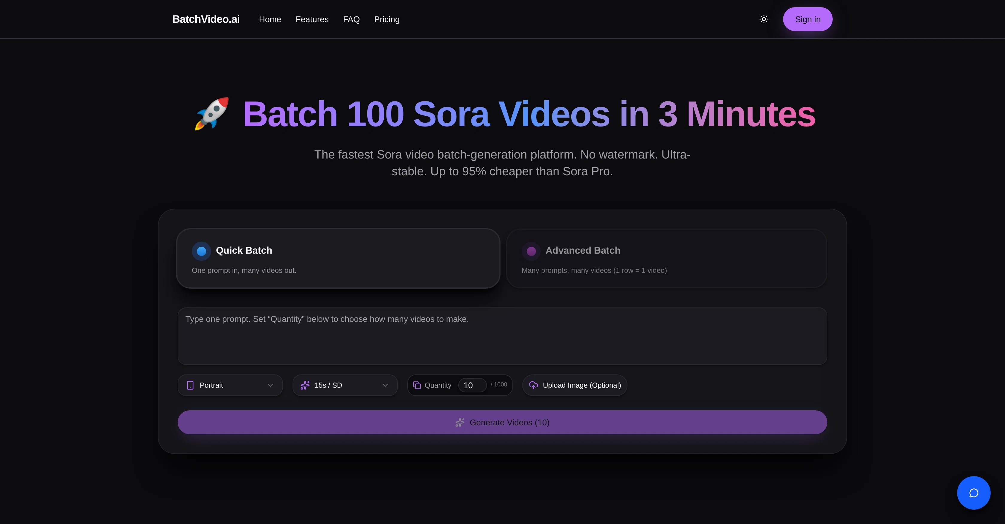 BatchVideo.ai screenshot