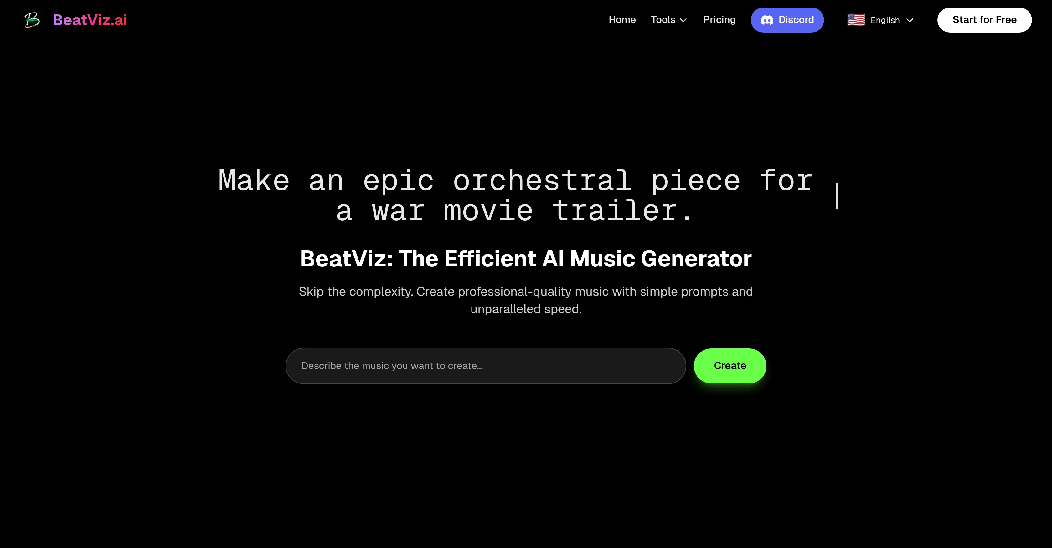 BeatViz AI Music Generator screenshot