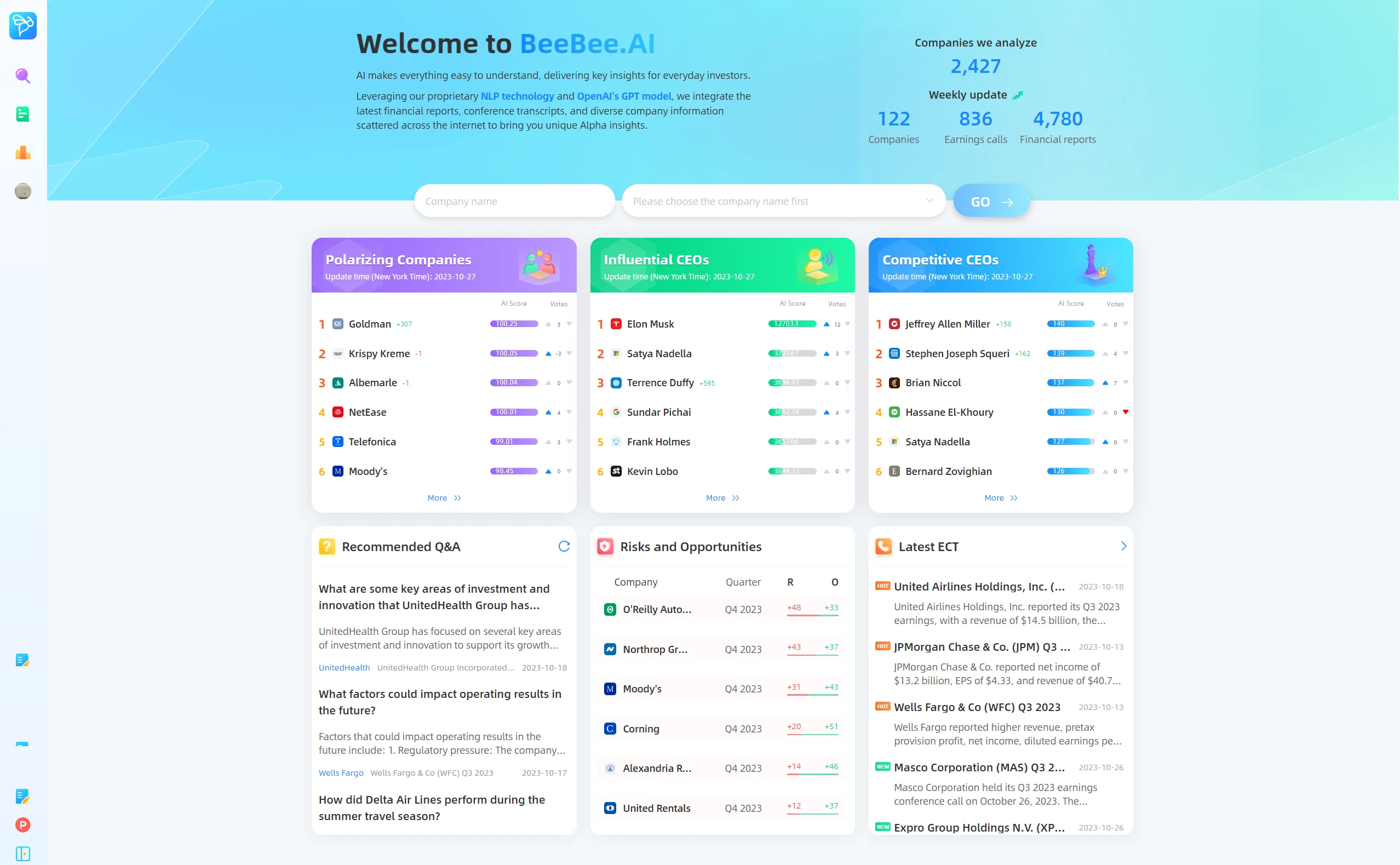 Beebee.com screenshot