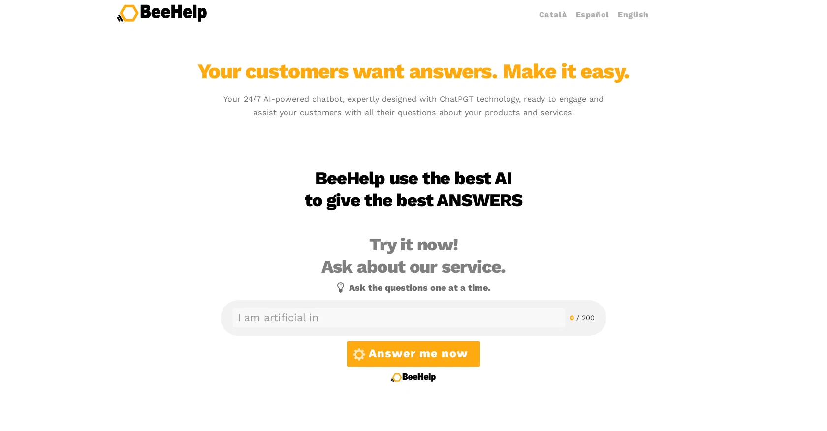 BeeHelp Assistant screenshot