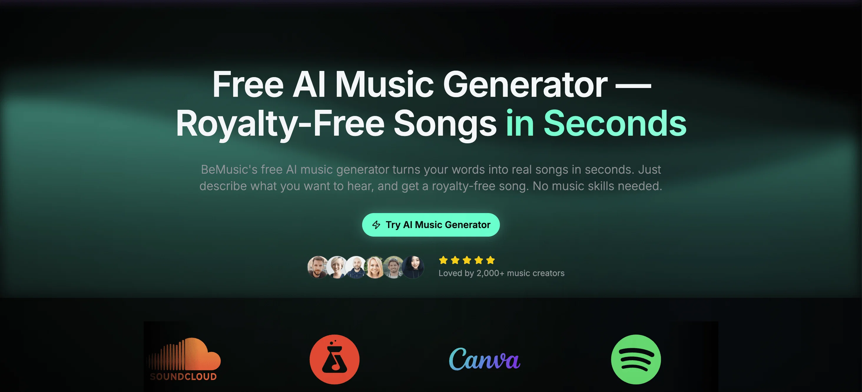 BeMusic AI screenshot