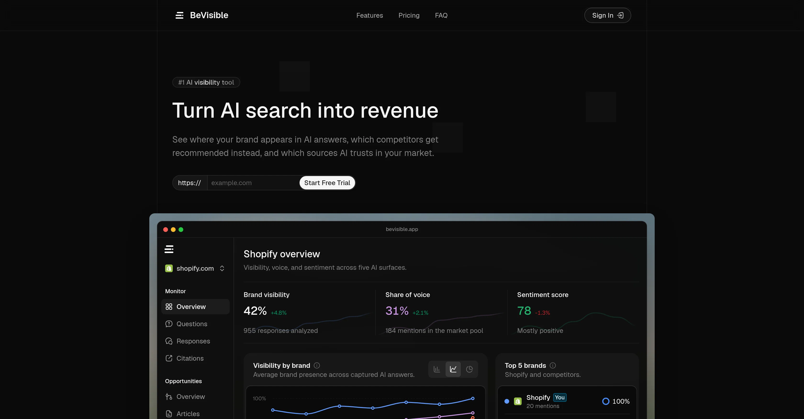 BeVisible screenshot