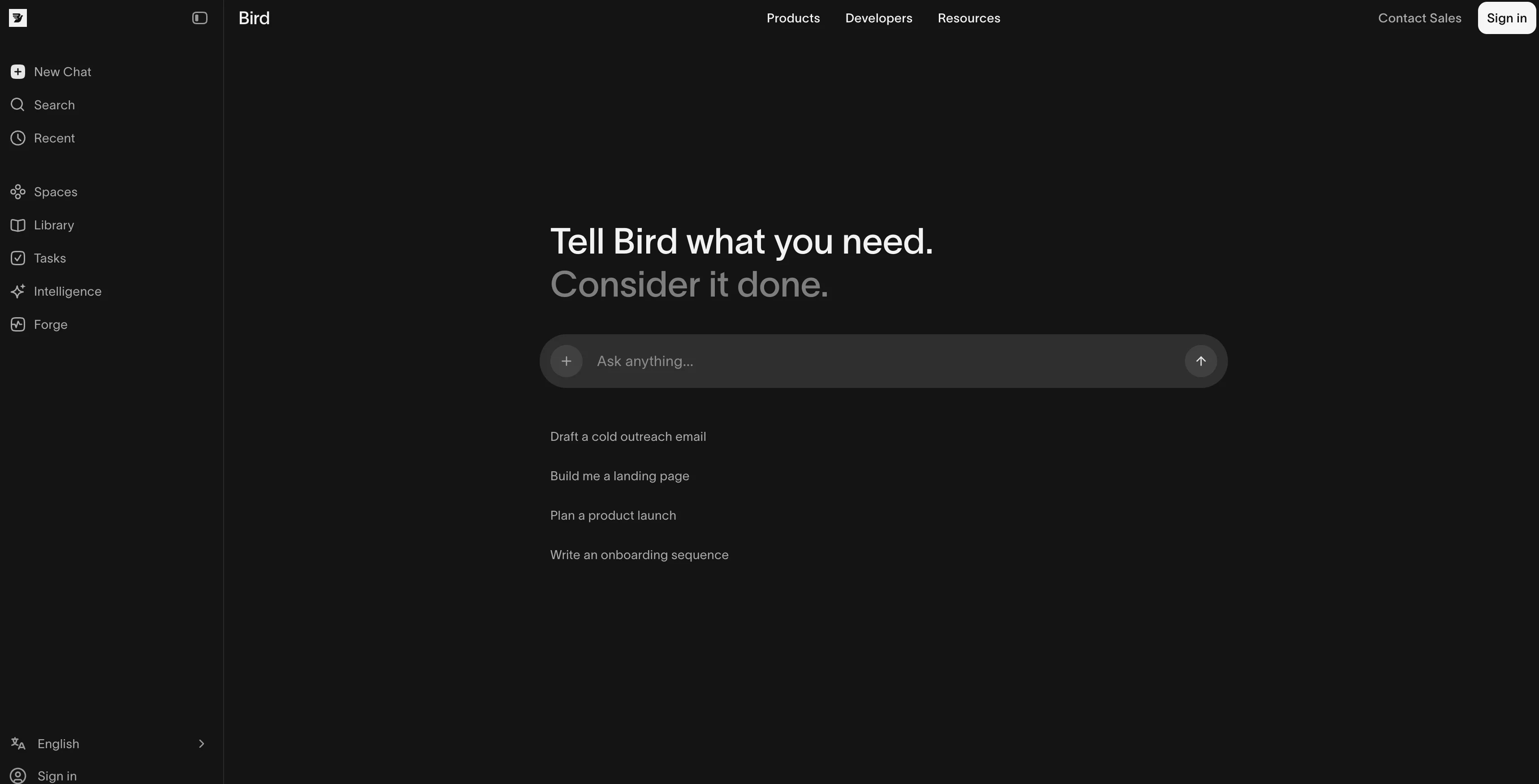 Bird AI screenshot