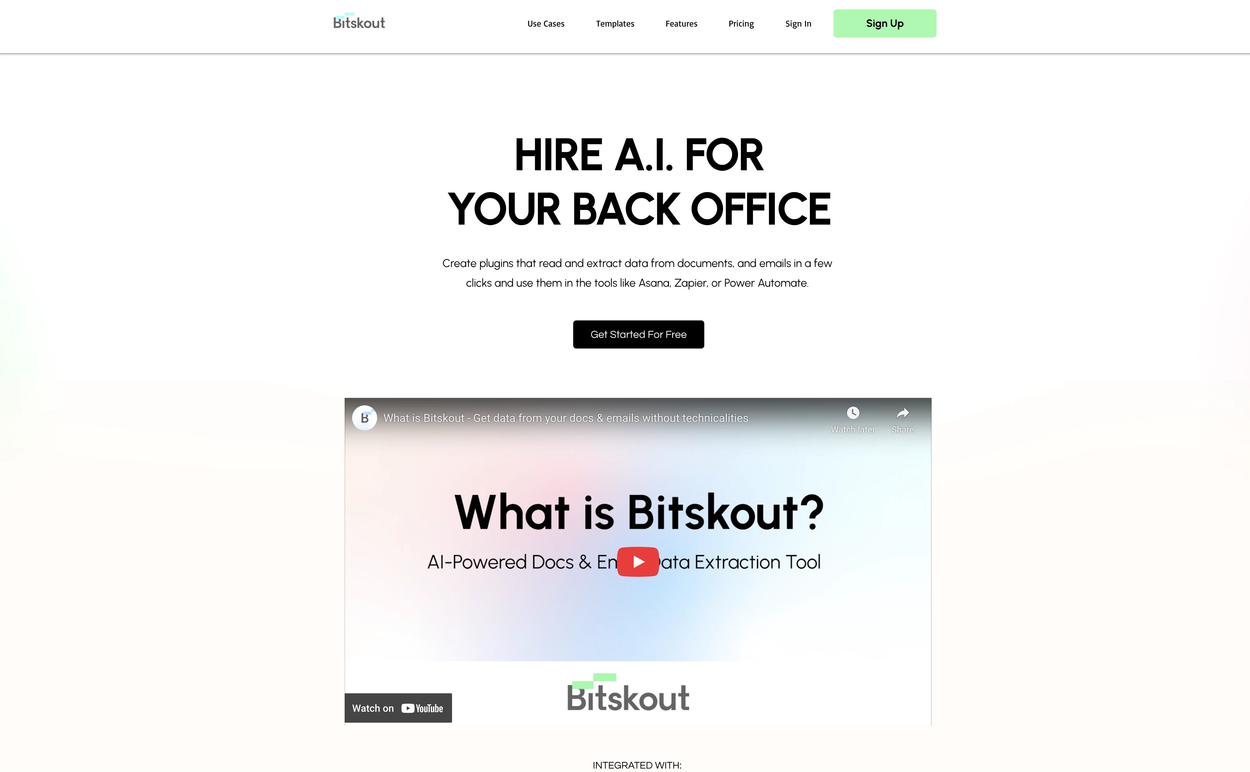Bitskout screenshot