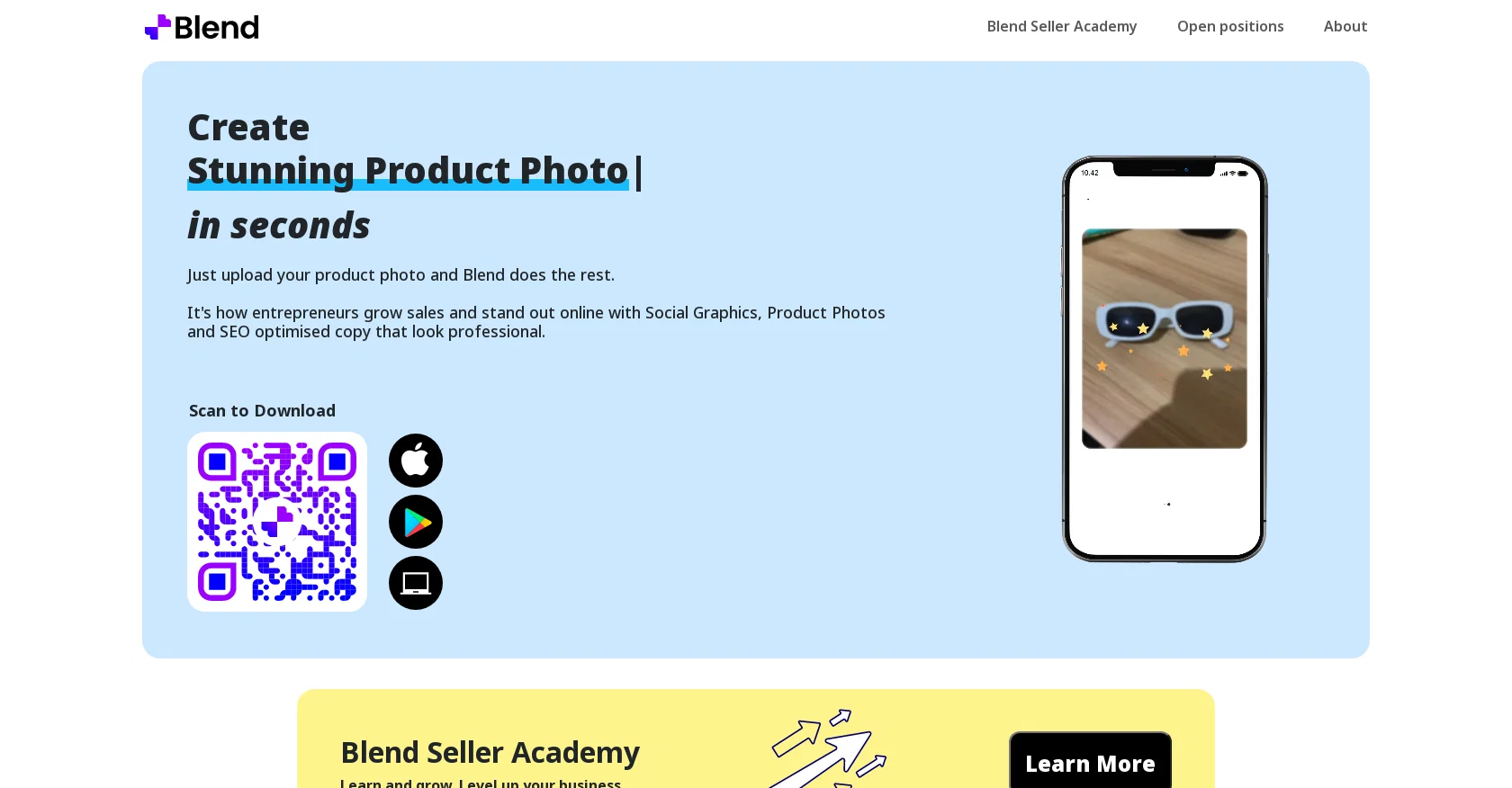 Blend screenshot
