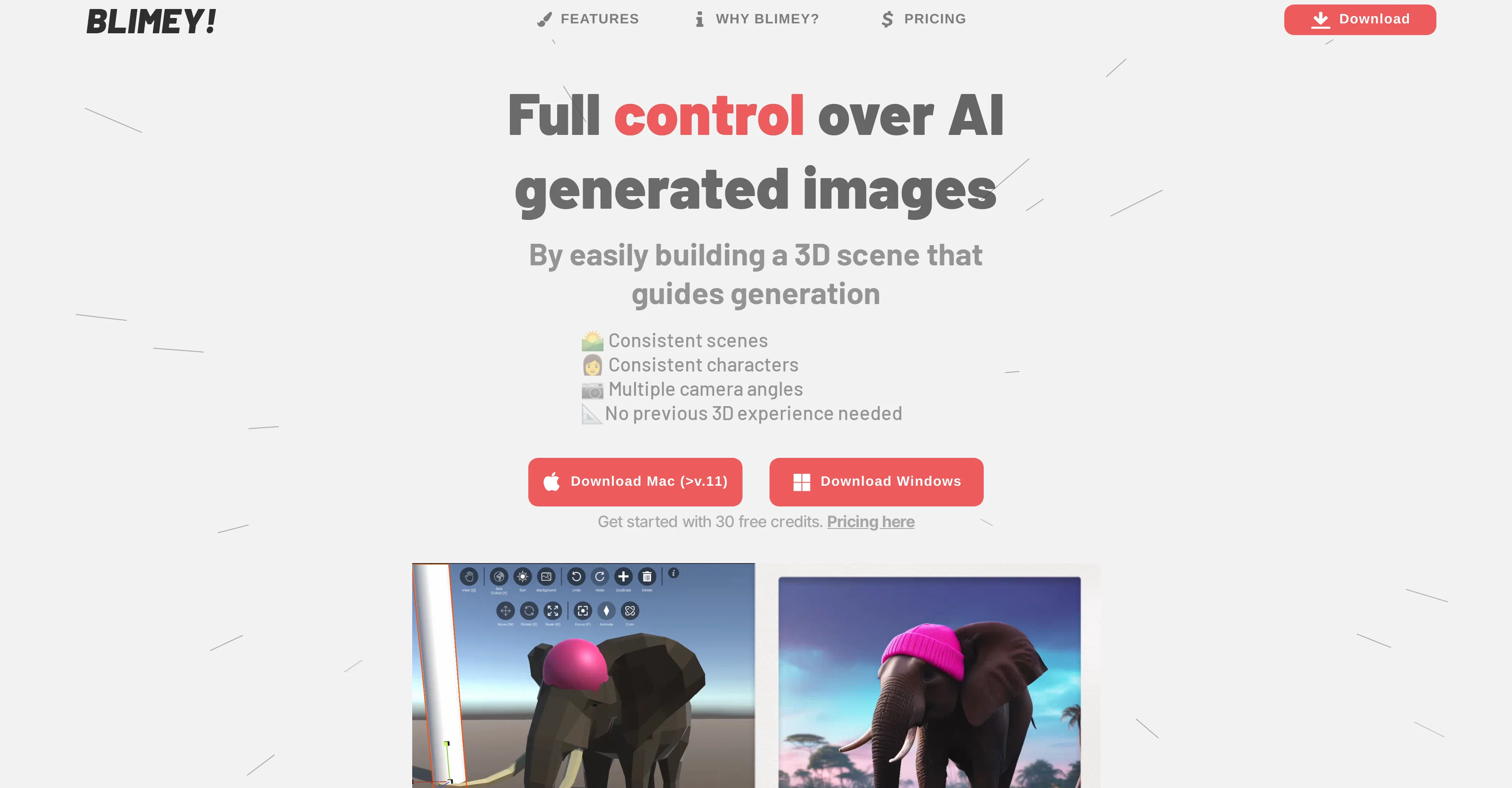 Blimey screenshot