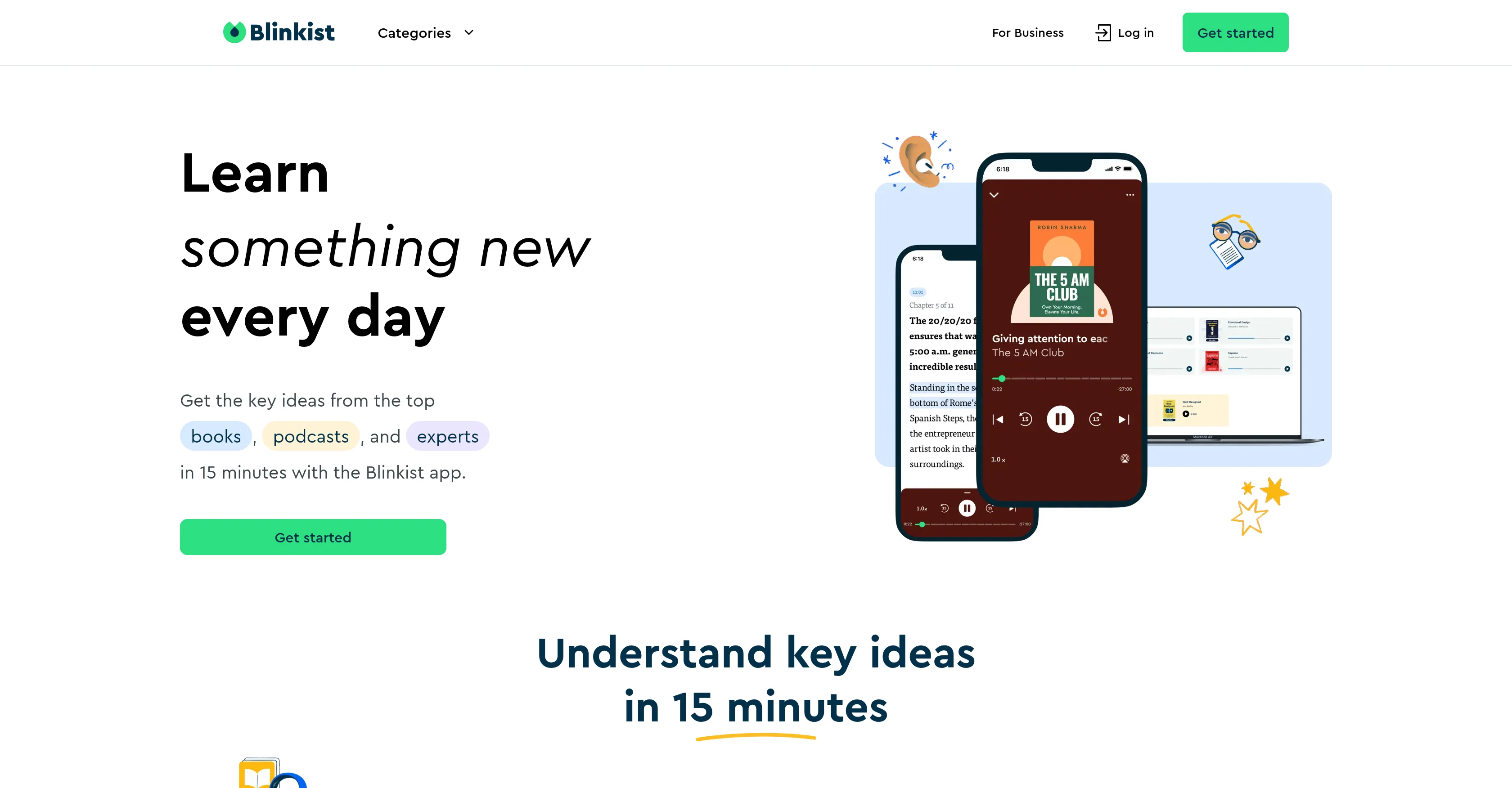 Blinkist screenshot