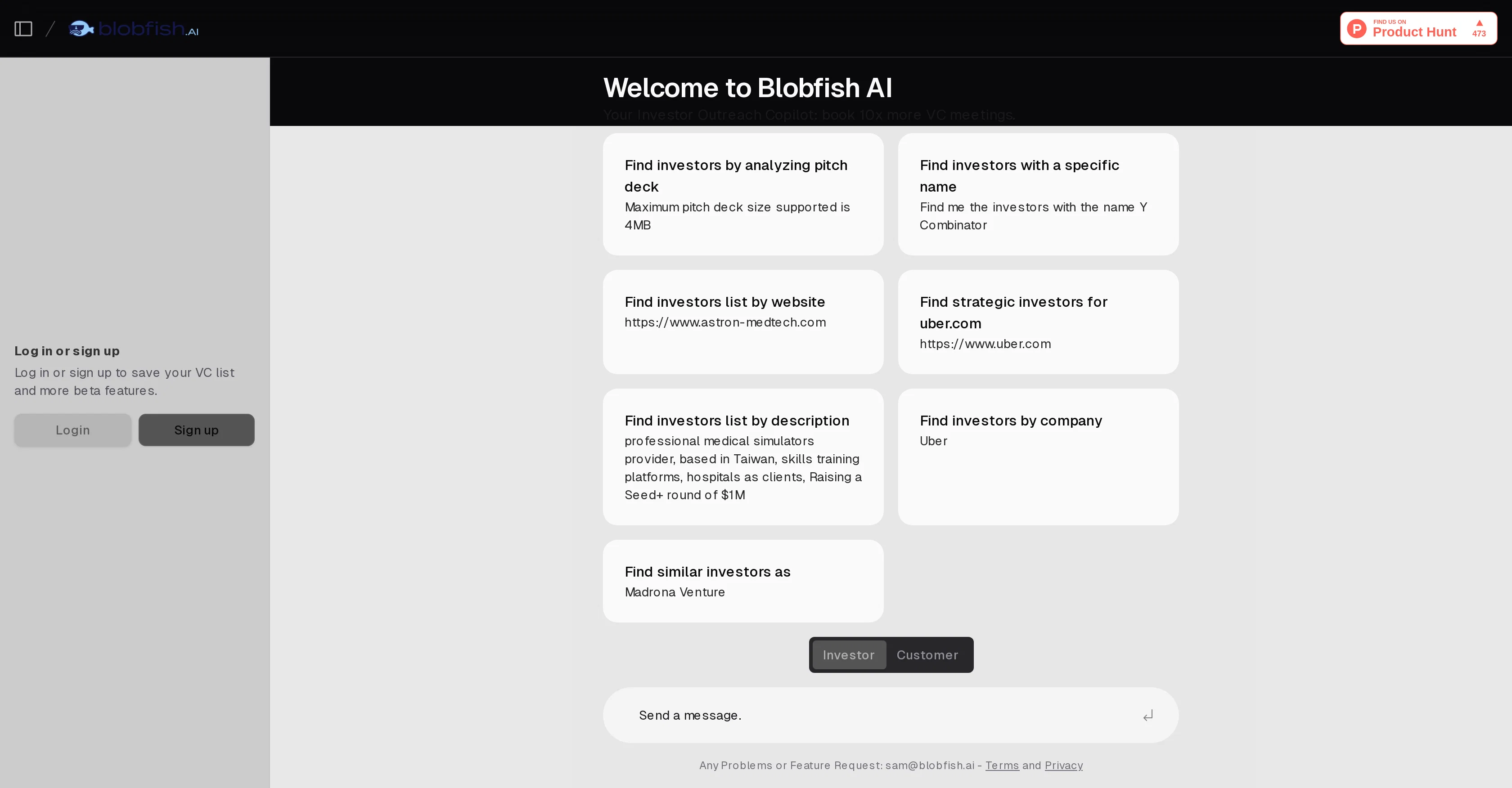 Blobfish screenshot
