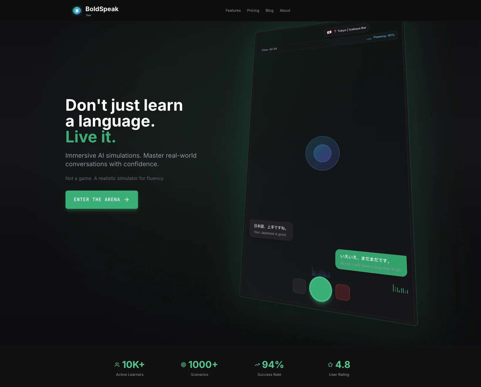 BoldSpeak screenshot