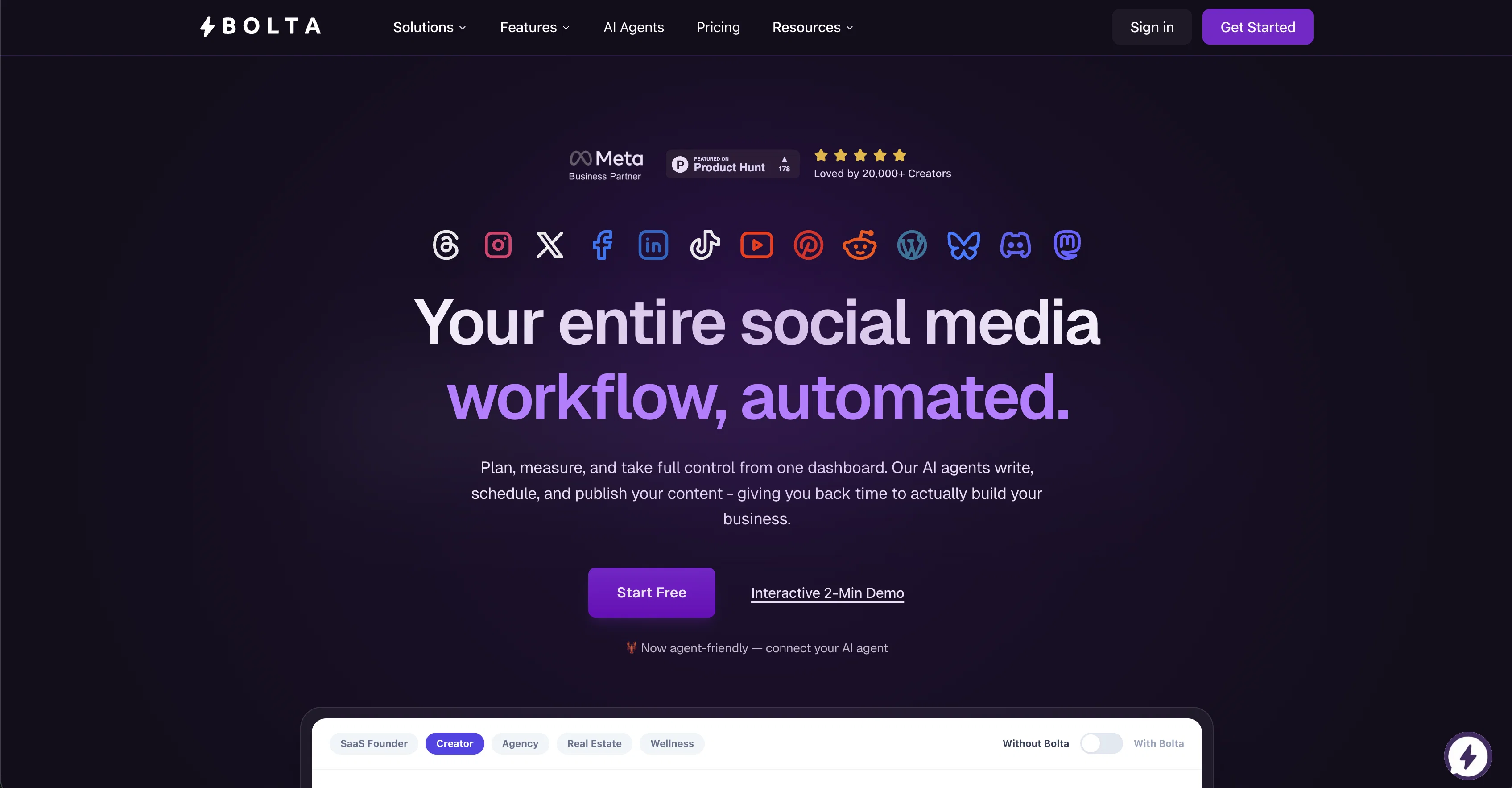 Bolta AI screenshot