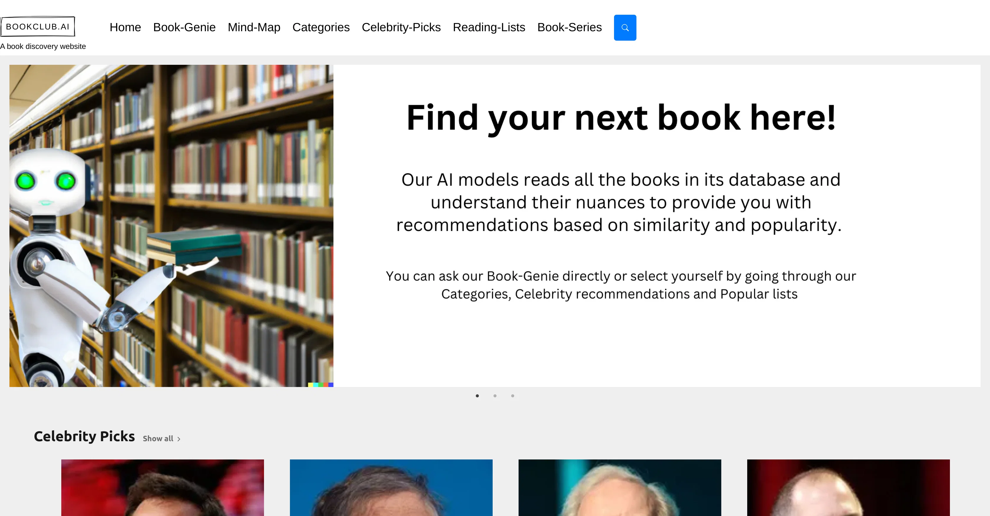 Bookclub.ai screenshot
