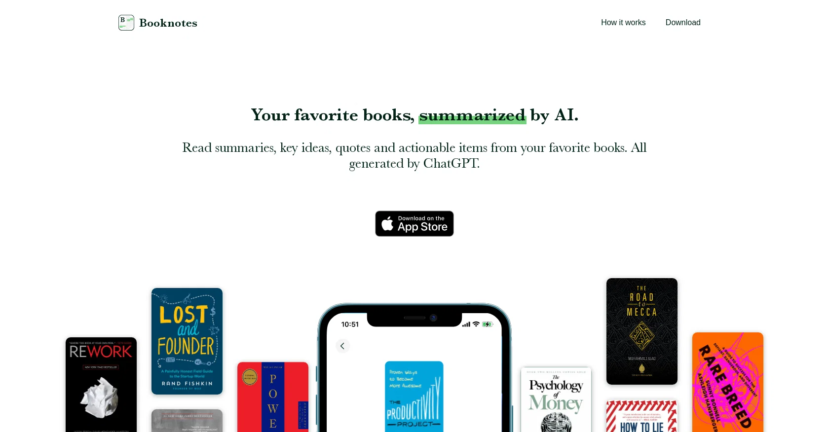 Booknotes screenshot