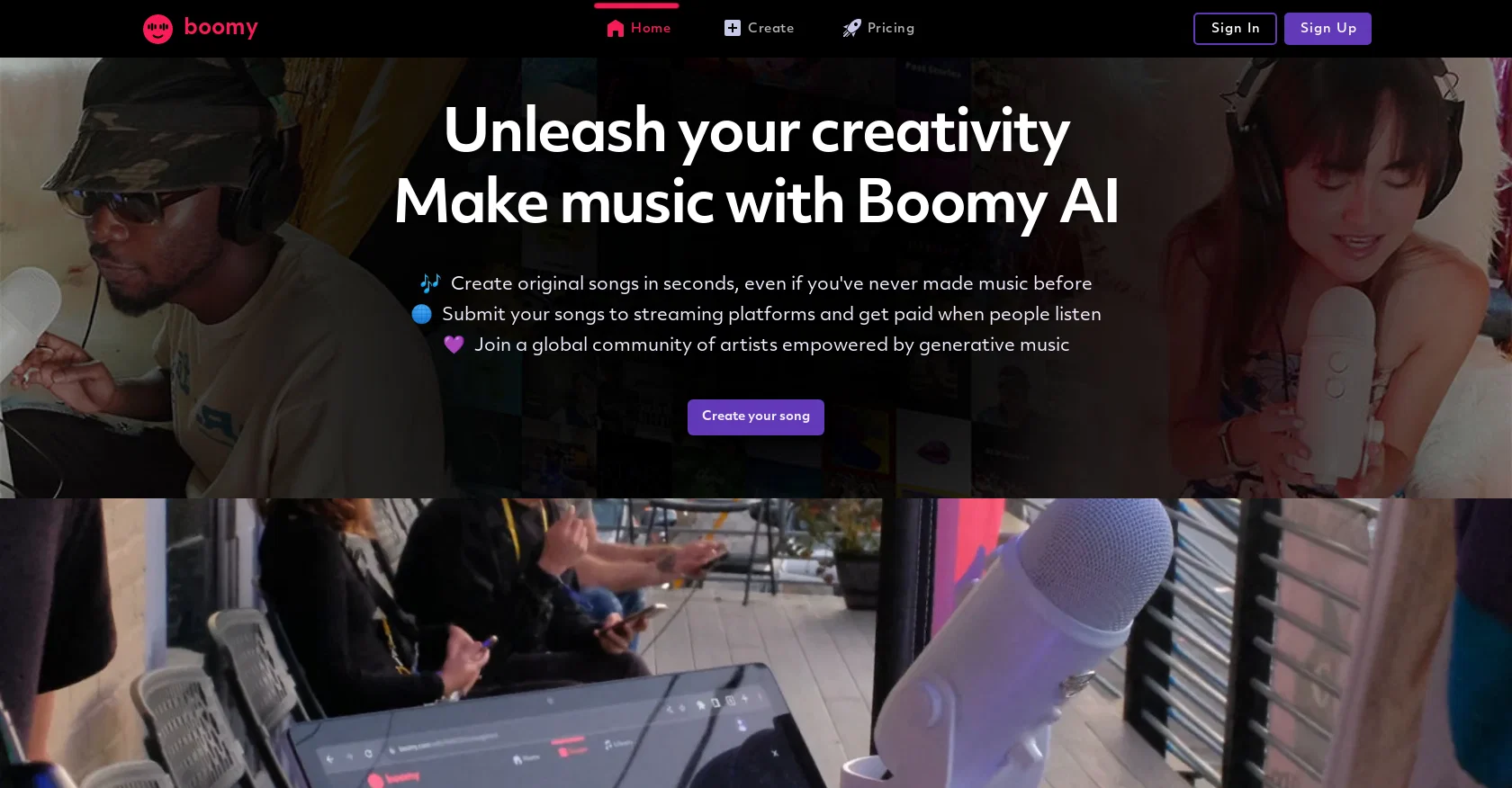 Boomy screenshot