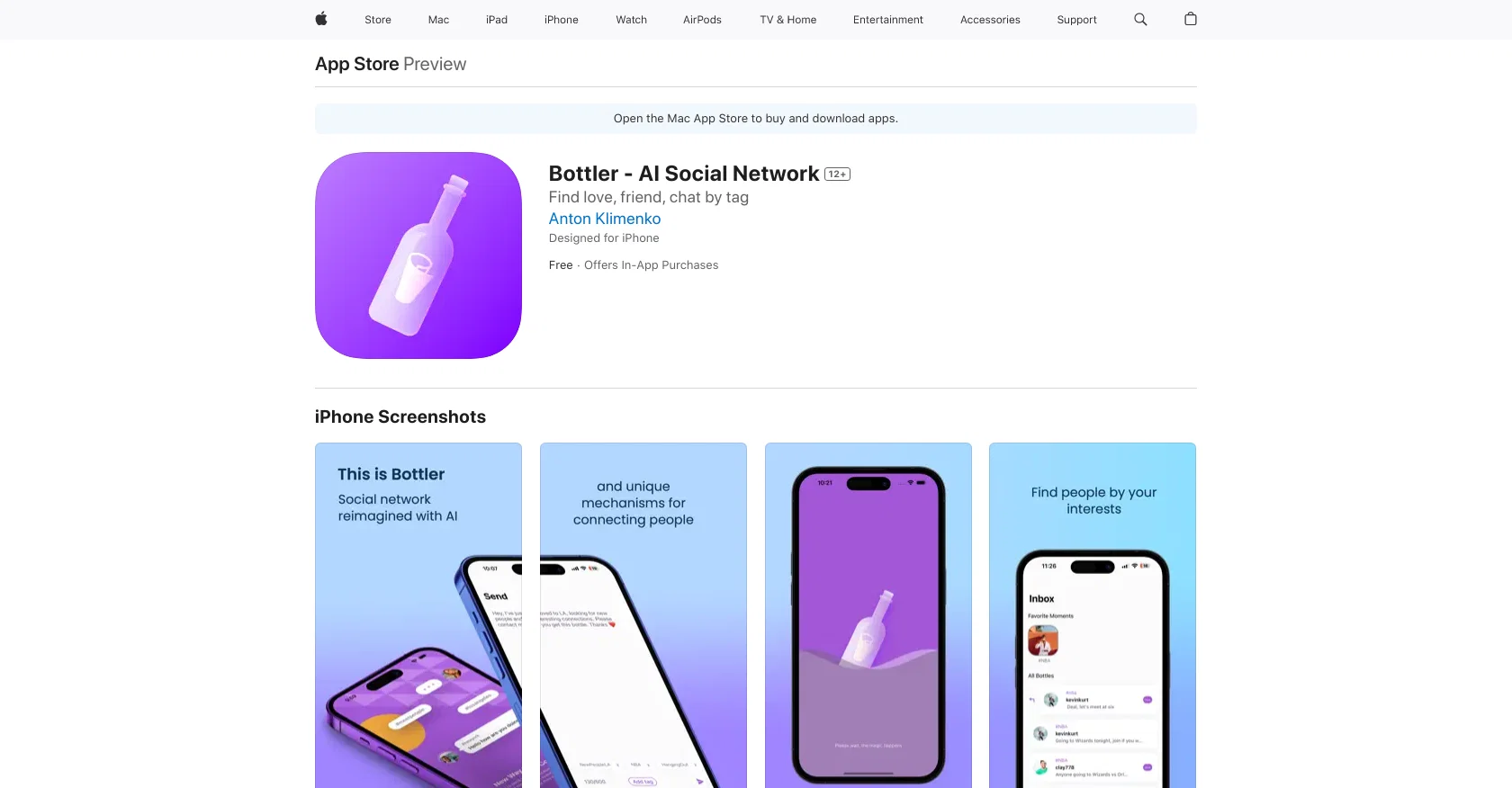 Bottler screenshot