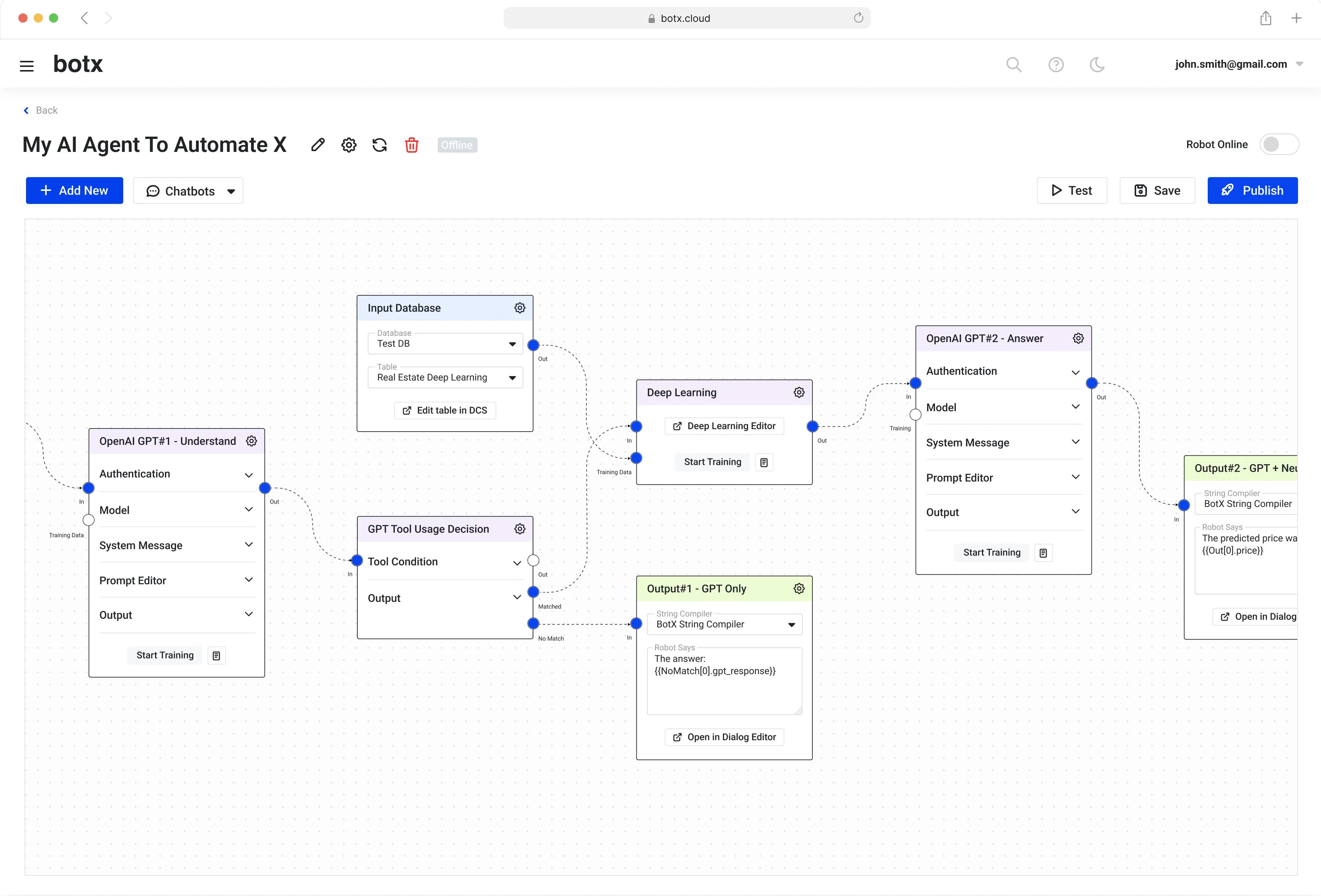 BotX screenshot