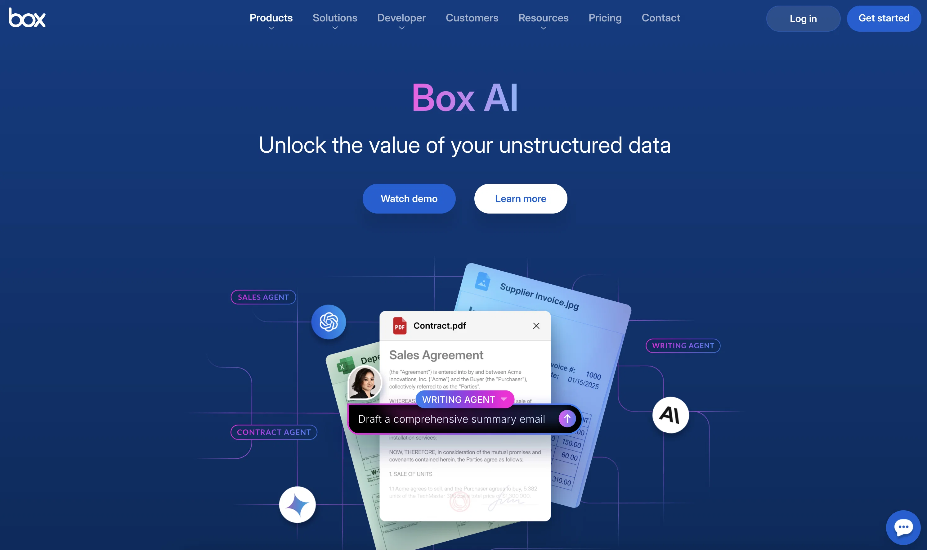 Box AI screenshot