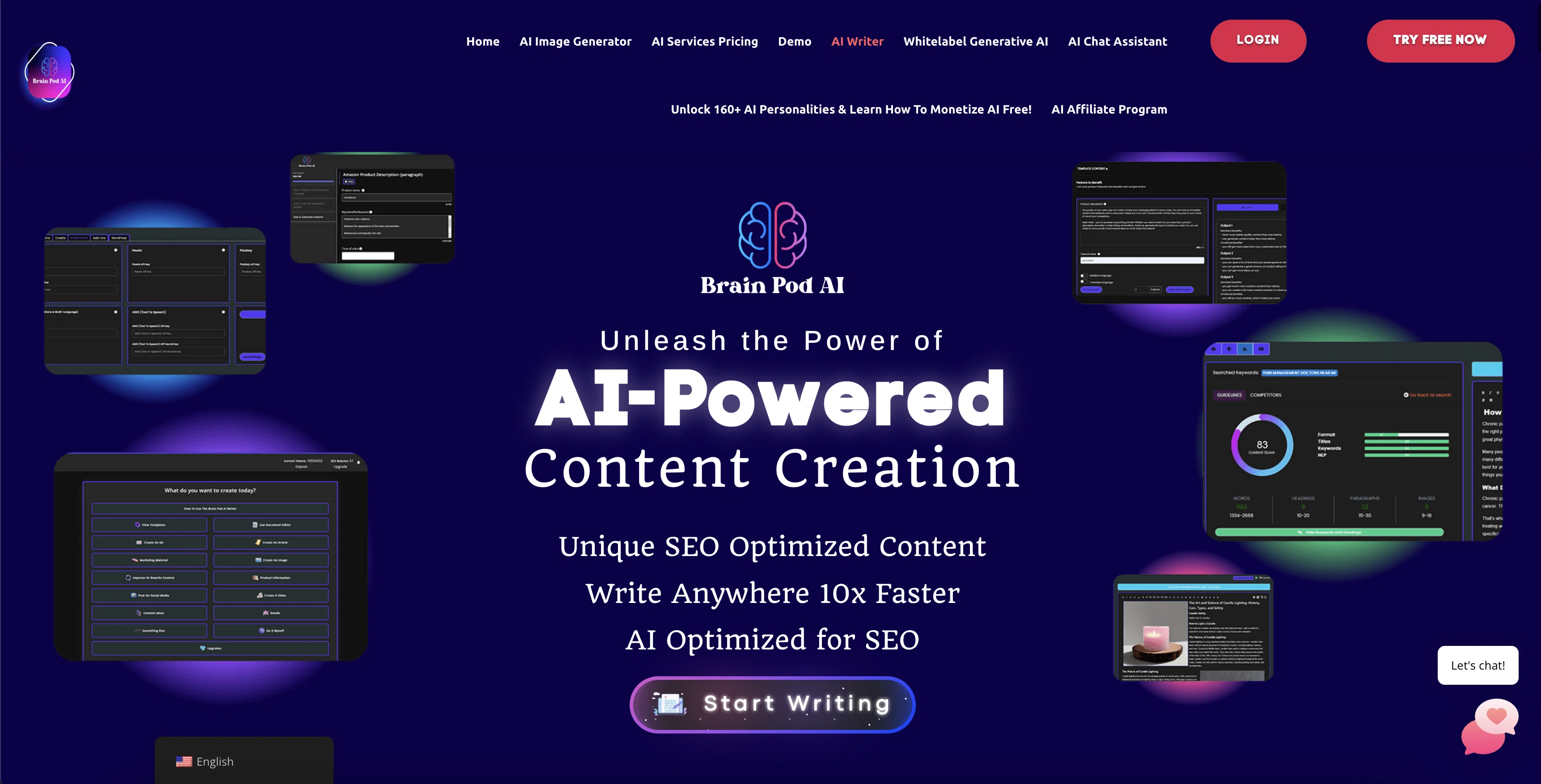 Brain Pod AI - Writer screenshot