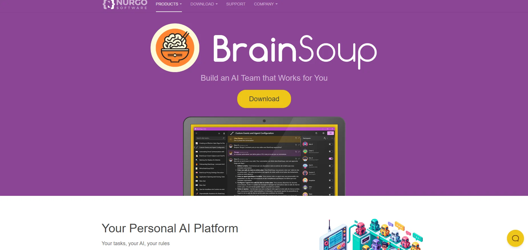 BrainSoup screenshot