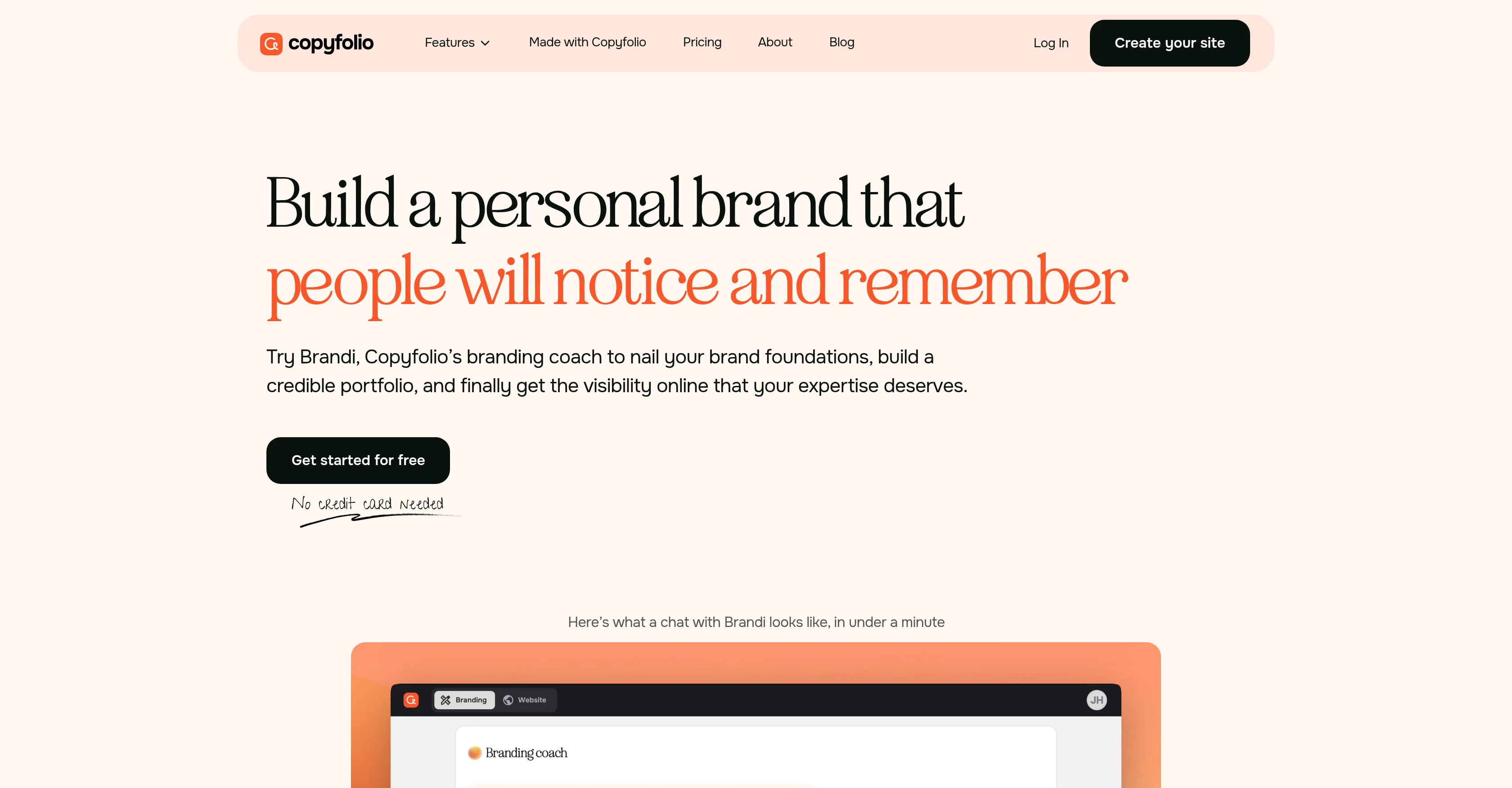 Brandi by Copyfolio screenshot