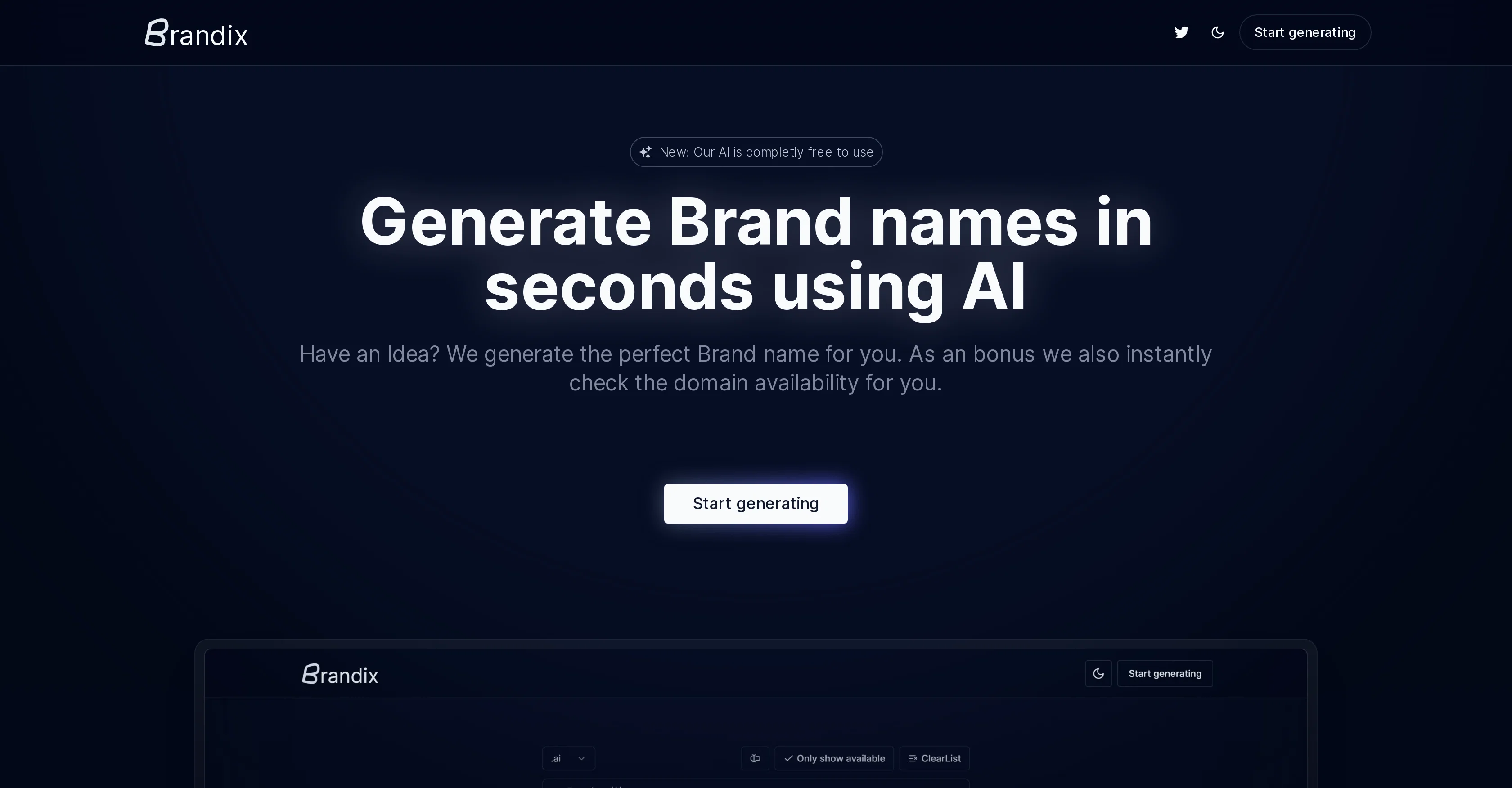 Brandix screenshot