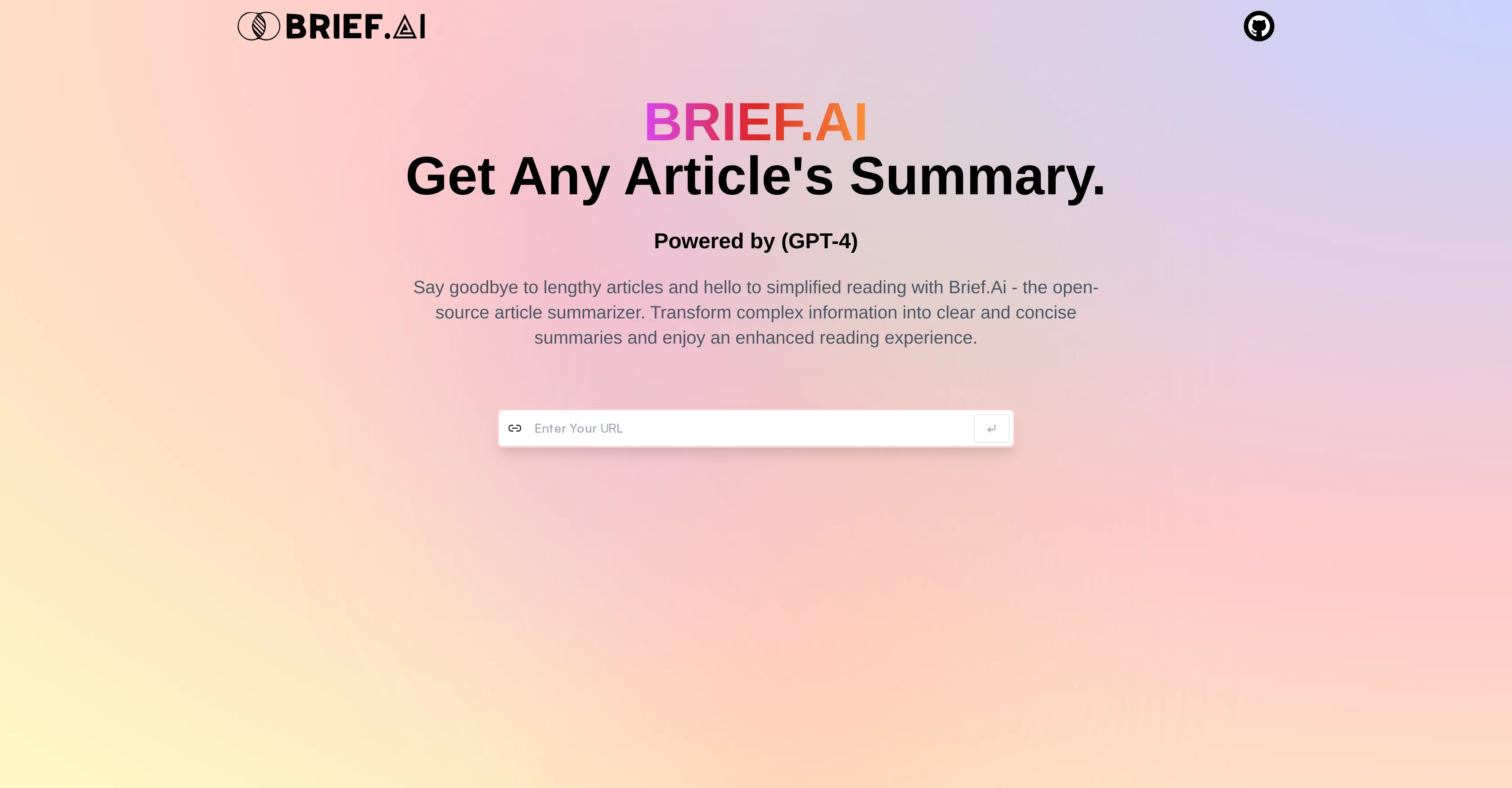 BriefAI screenshot
