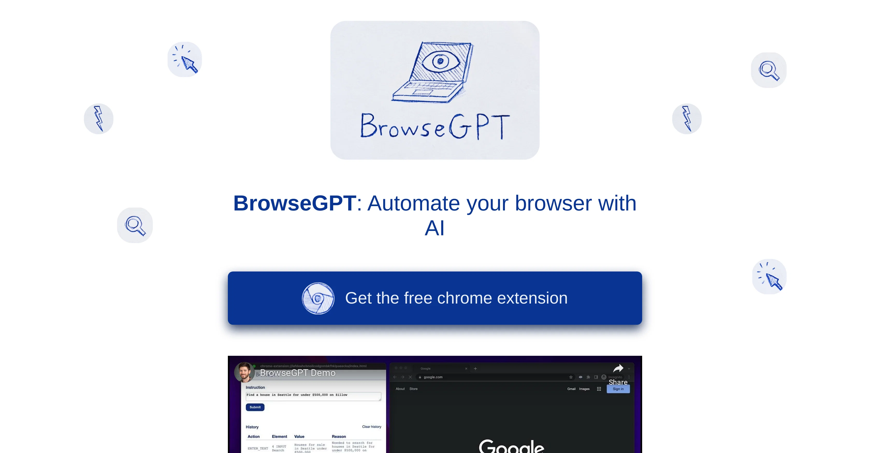BrowseGPT screenshot