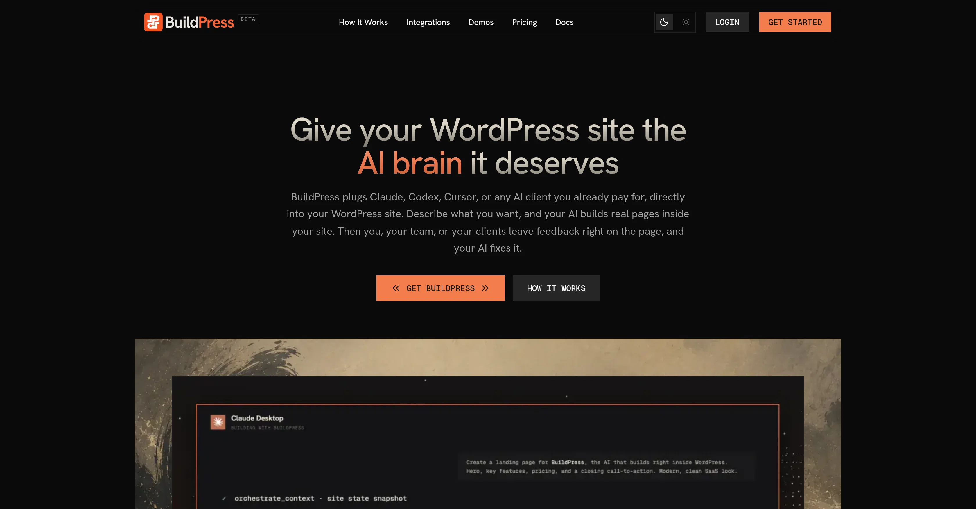 BuildPress screenshot