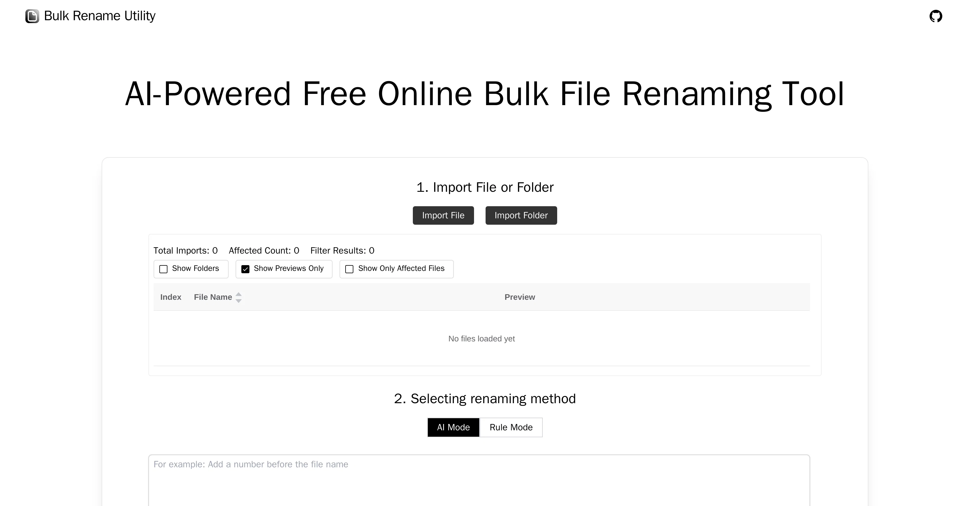 Bulk Rename Utility screenshot