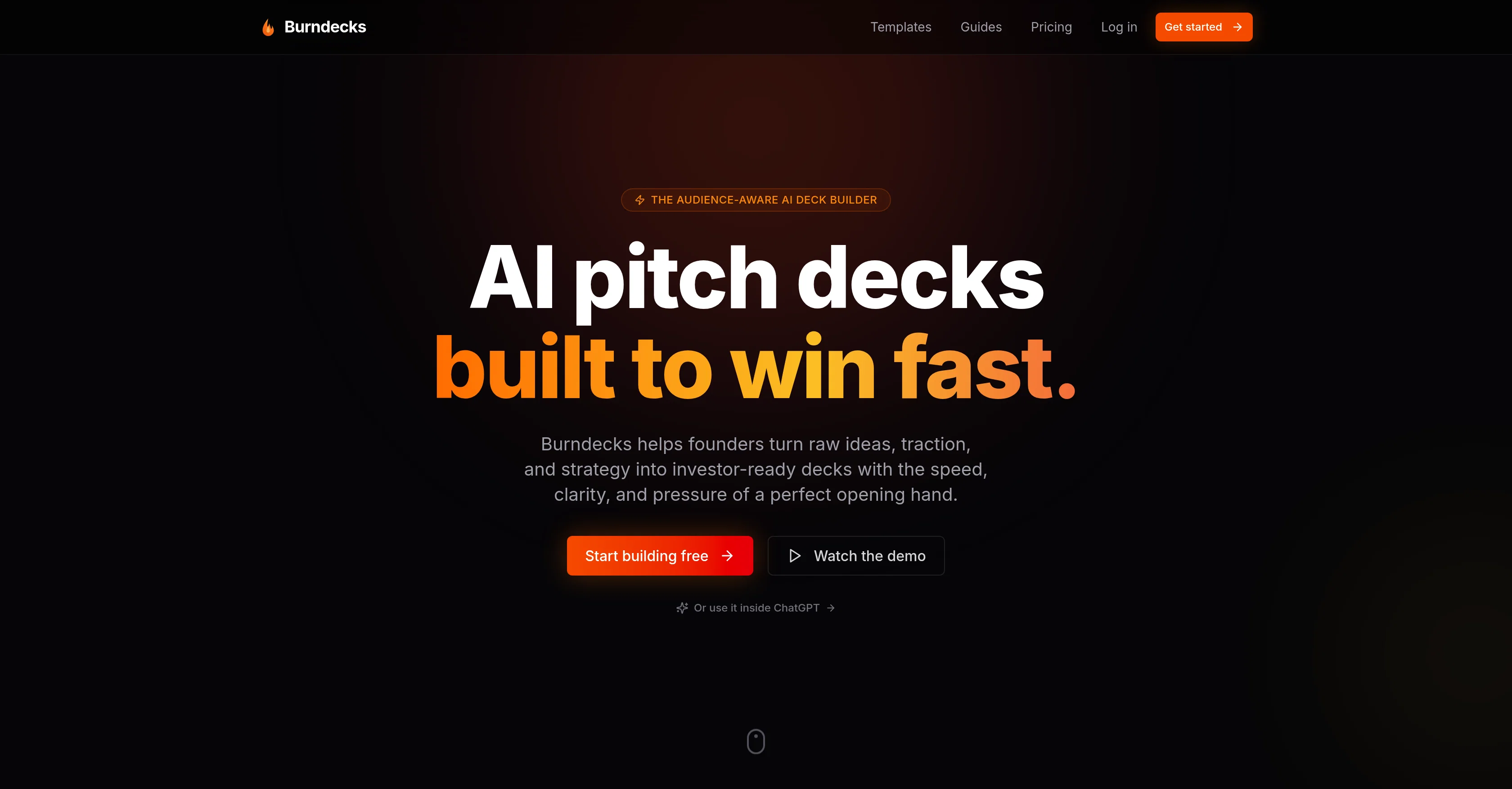 Burndecks screenshot