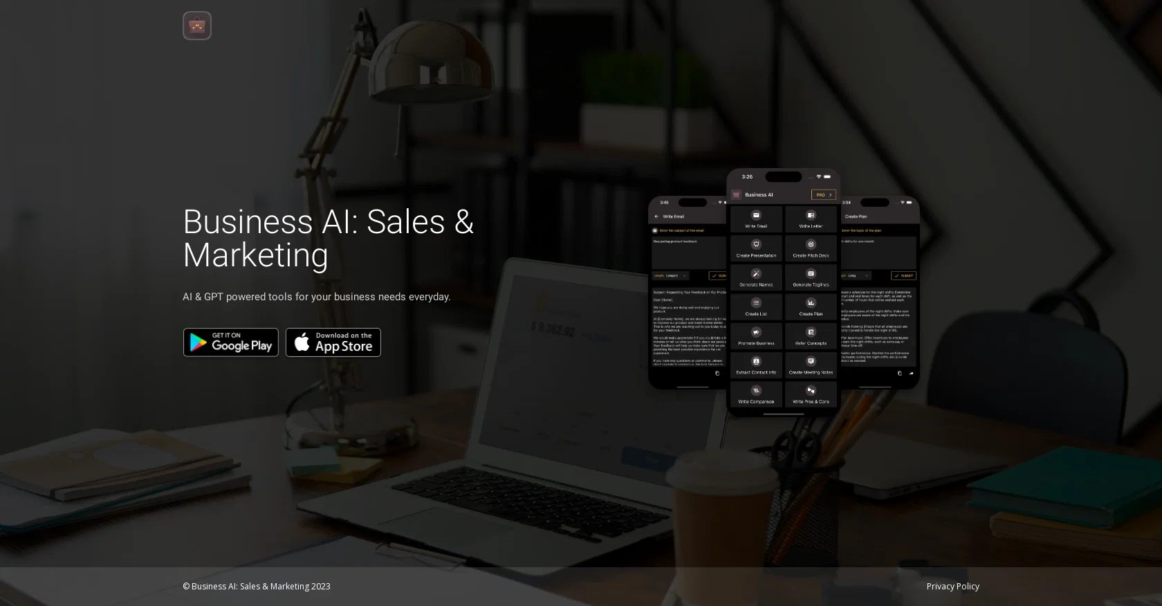Business AI screenshot