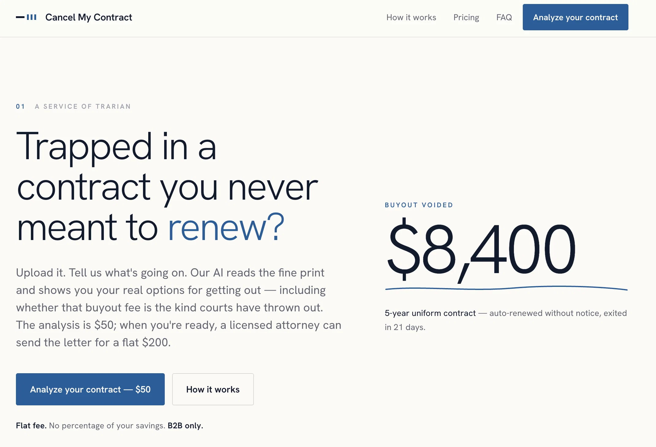 Cancel My Contract - Get out of Predatory Contracts u...v1.2.0 screenshot