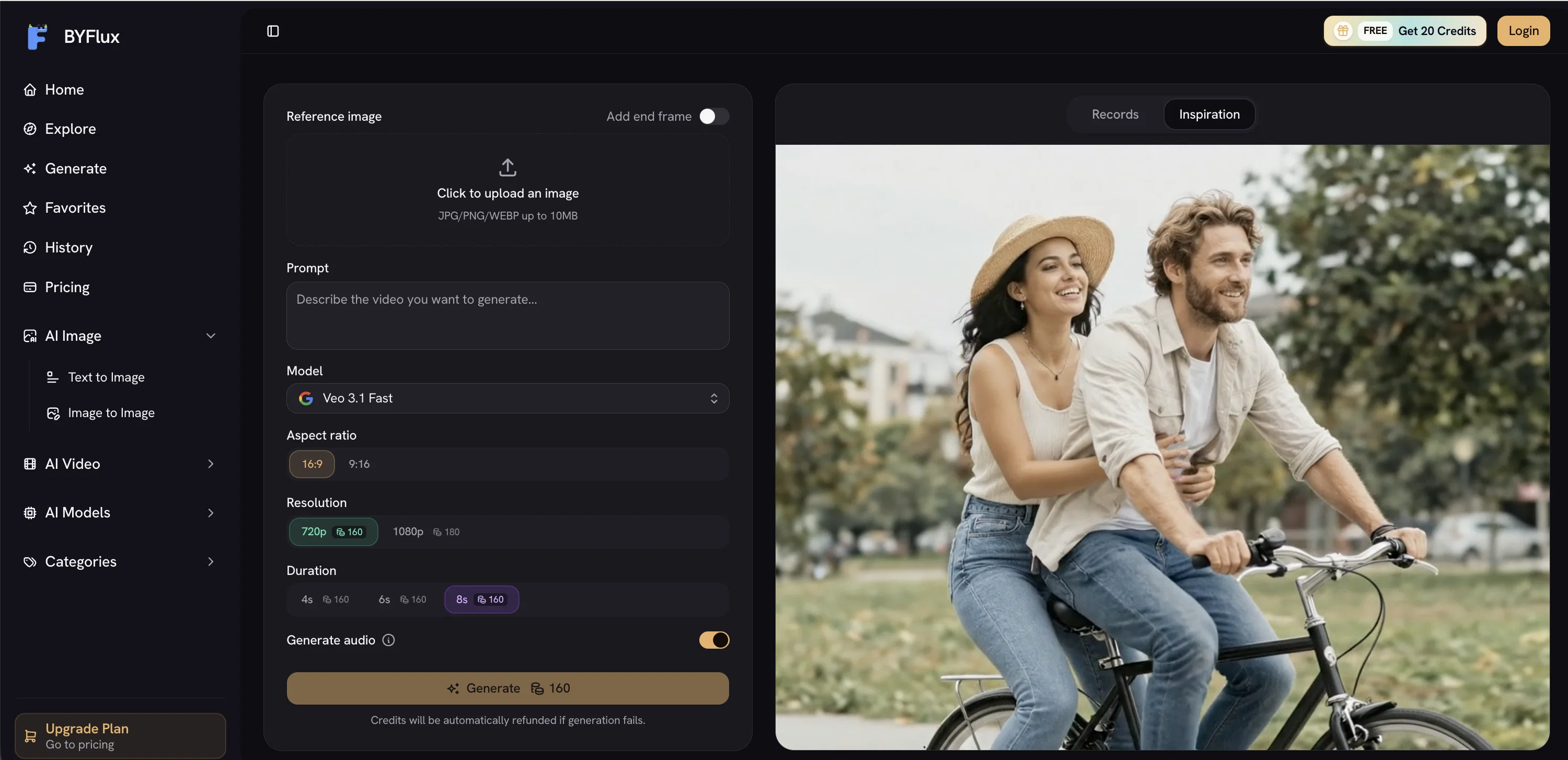 BYFlux | AI Image to Video Generator screenshot