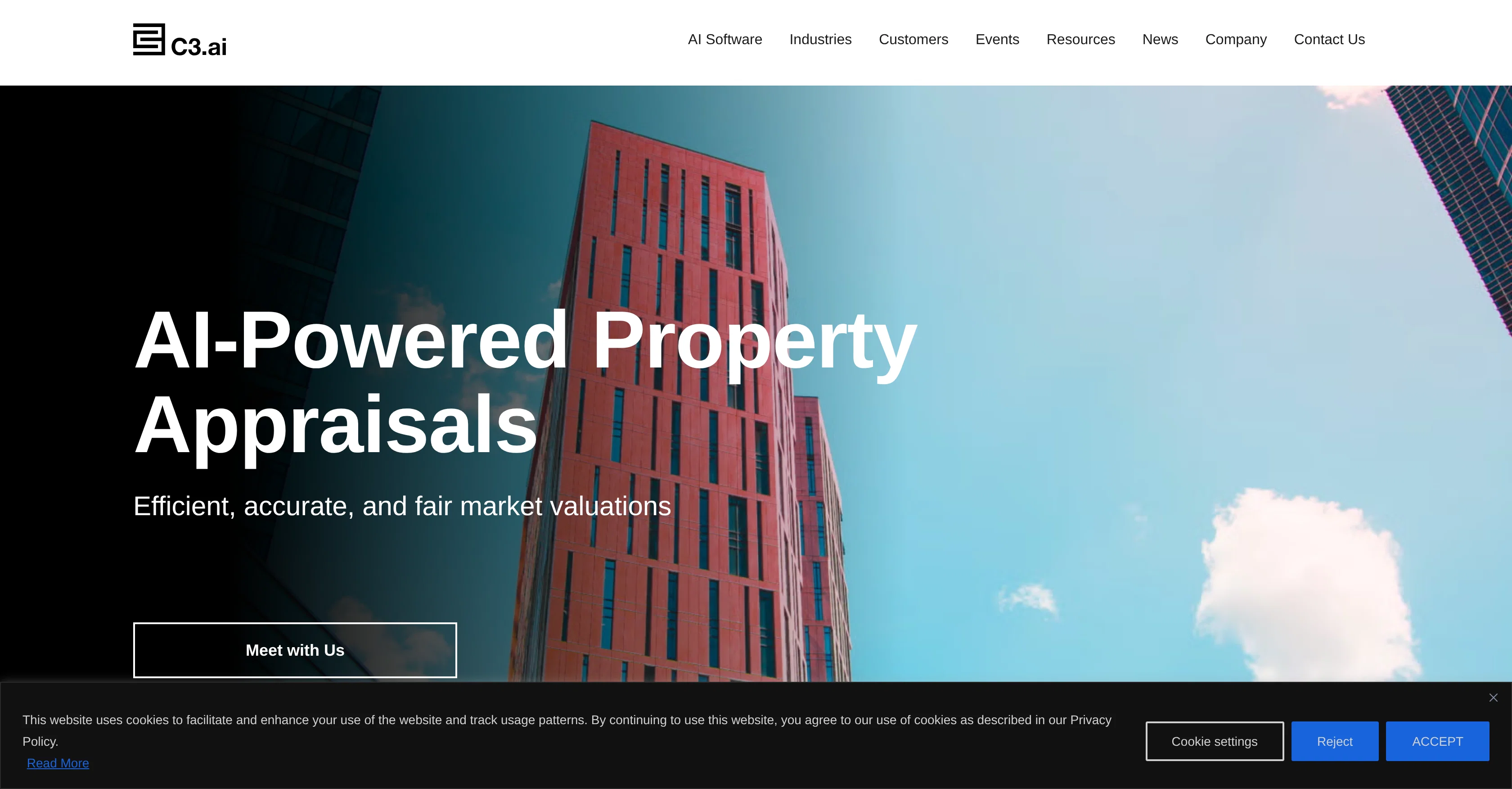 C3 AI Property Appraisal screenshot