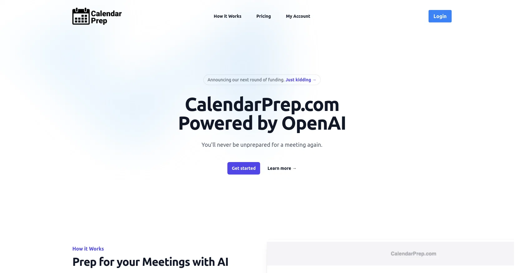 CalendarPrep screenshot