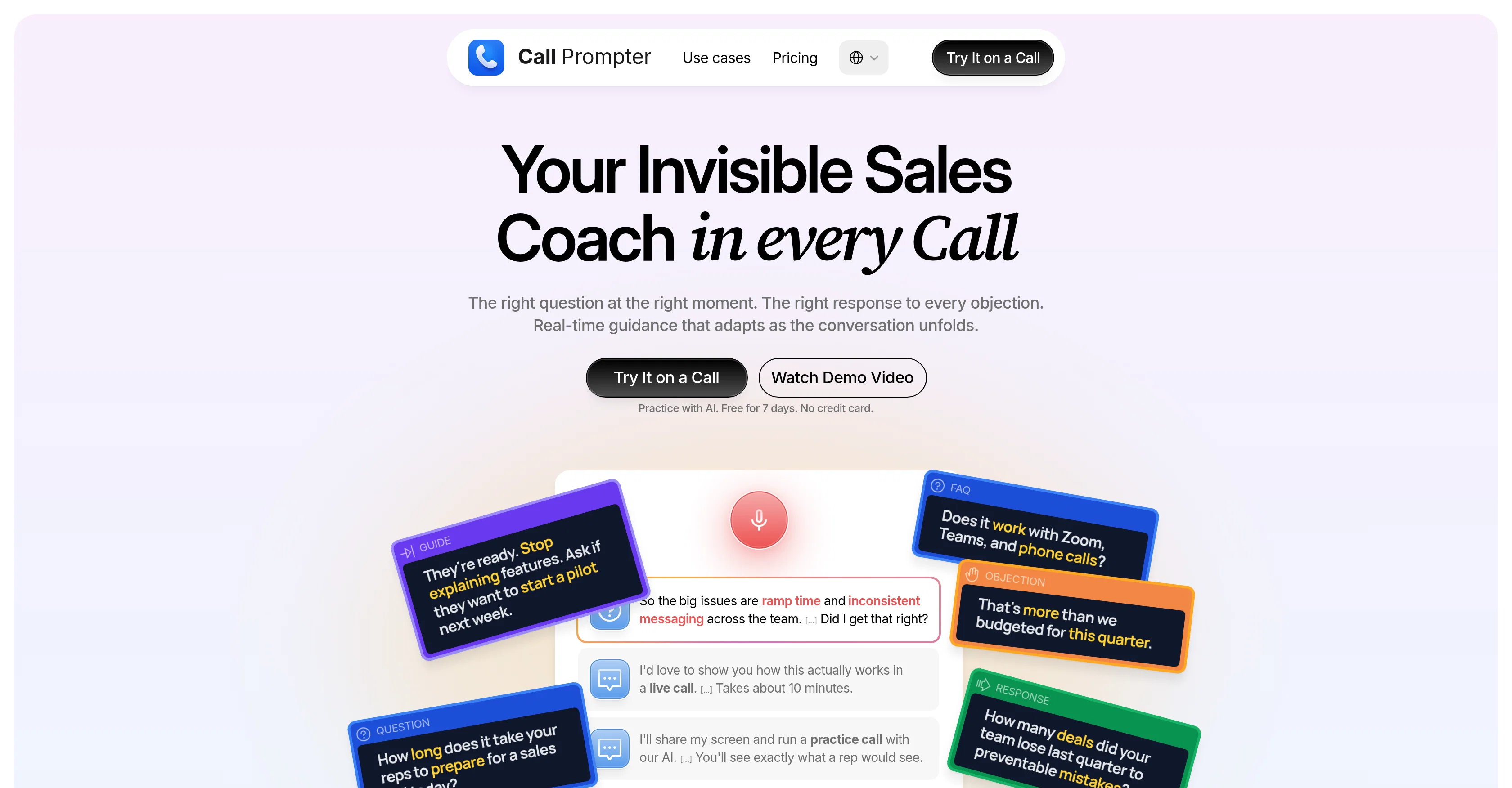 Call Prompter screenshot