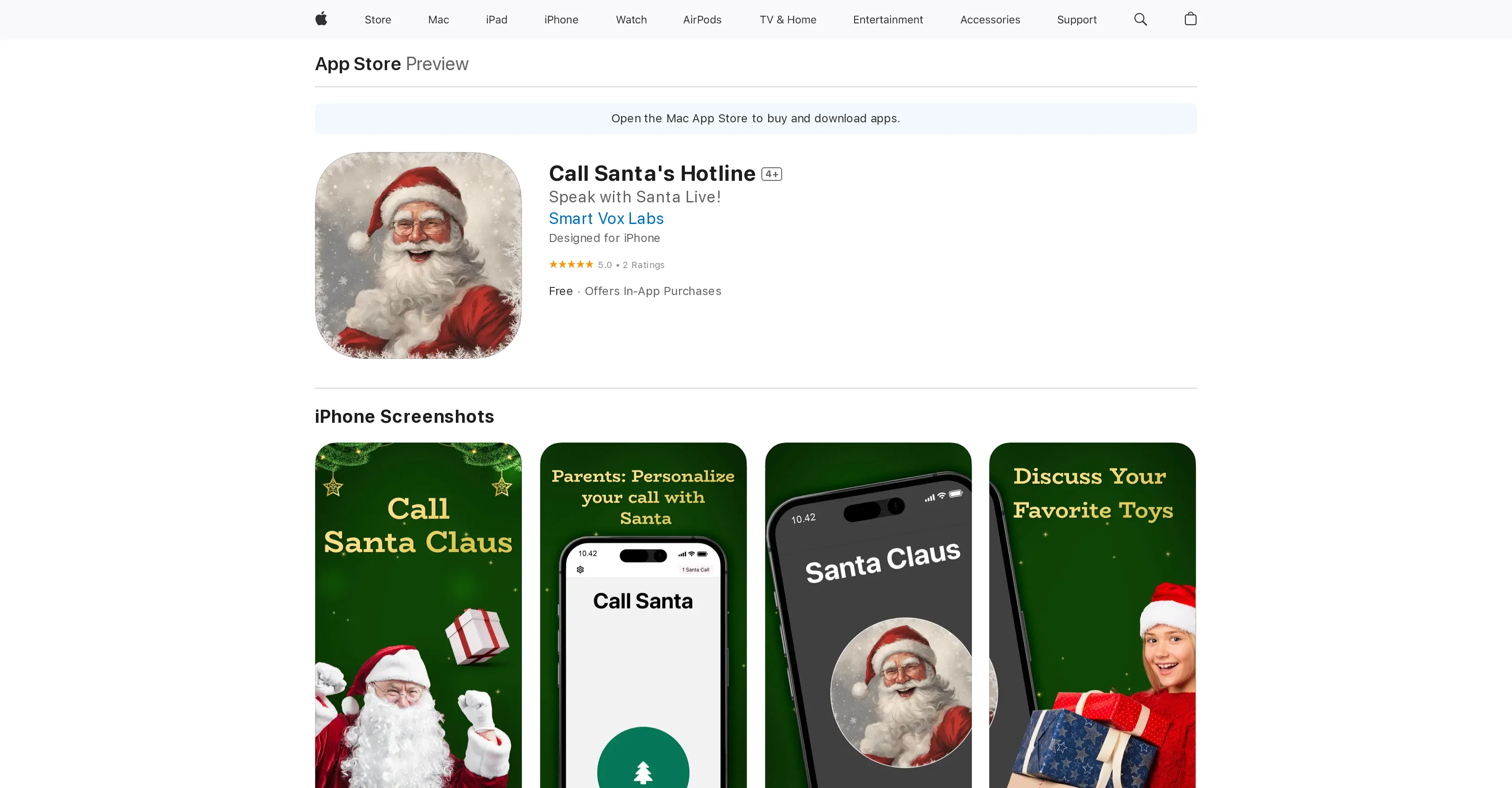Call Santa's Hotline screenshot