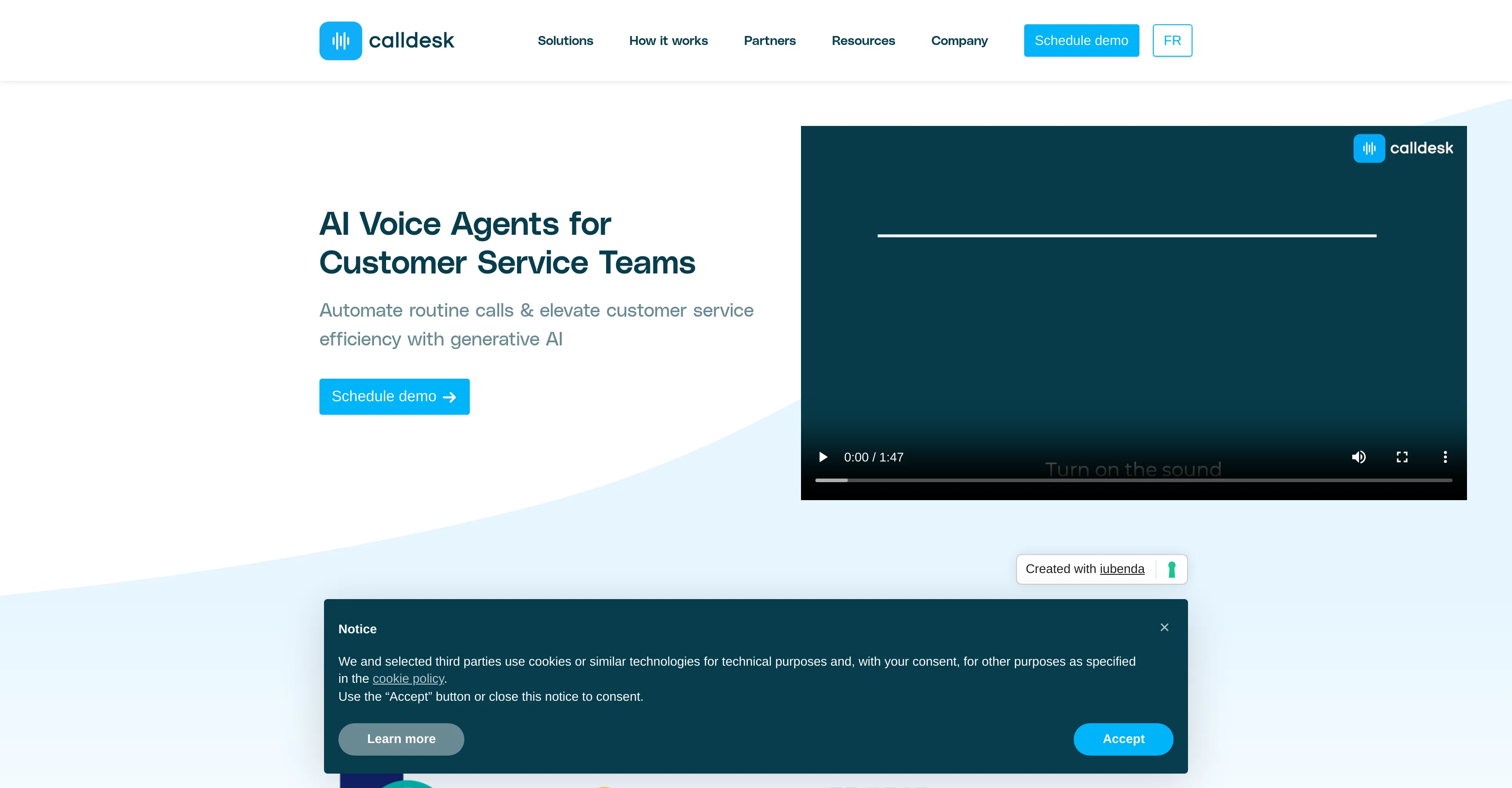 Calldesk screenshot