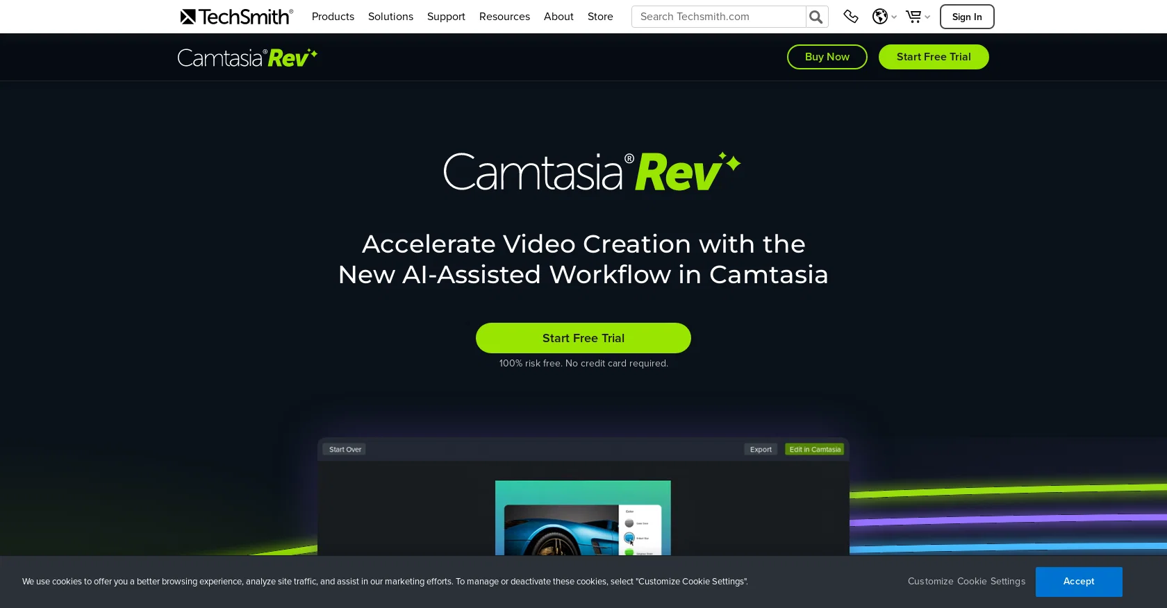 Camtasia Rev screenshot
