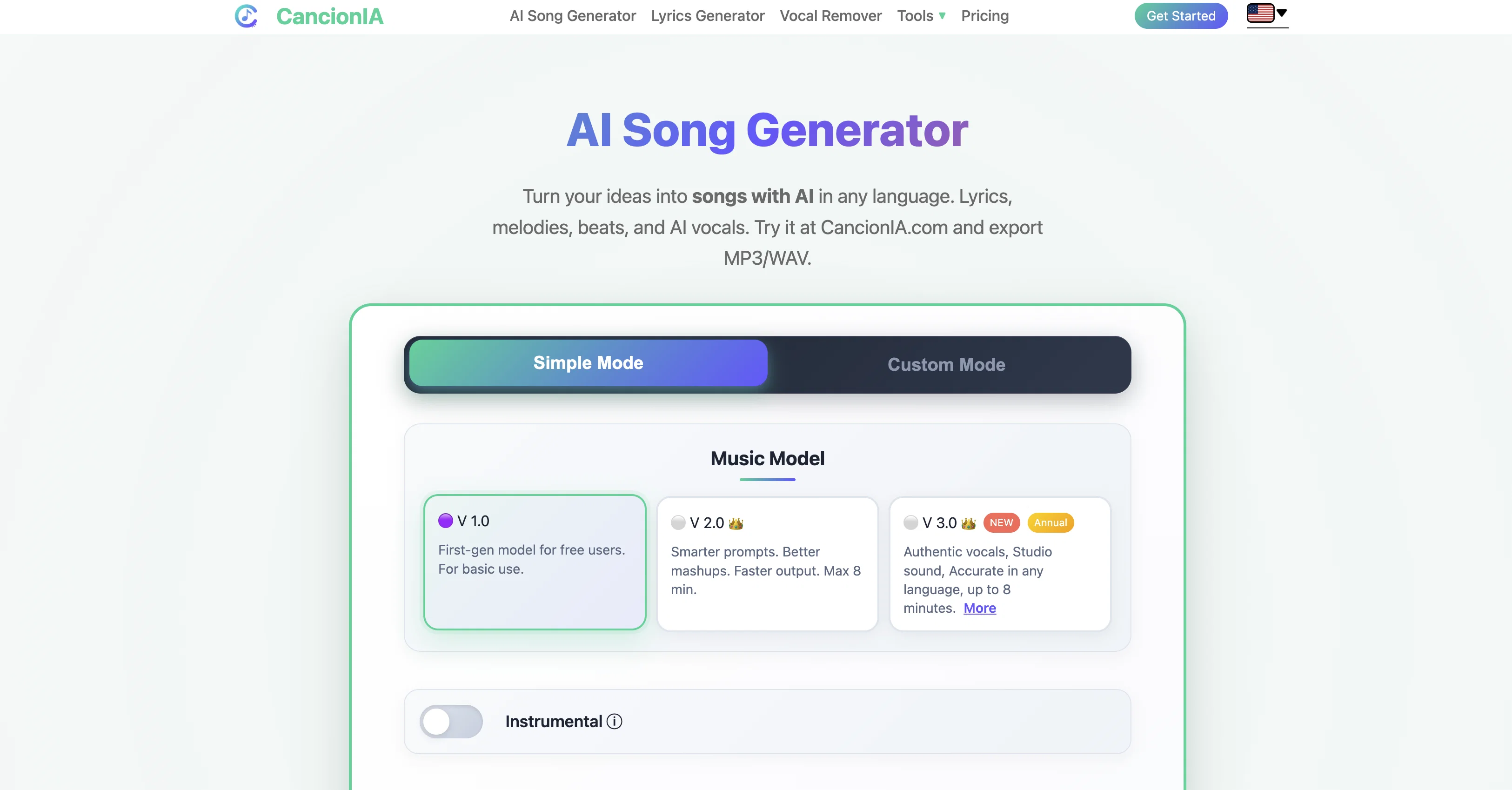 CancionIA screenshot